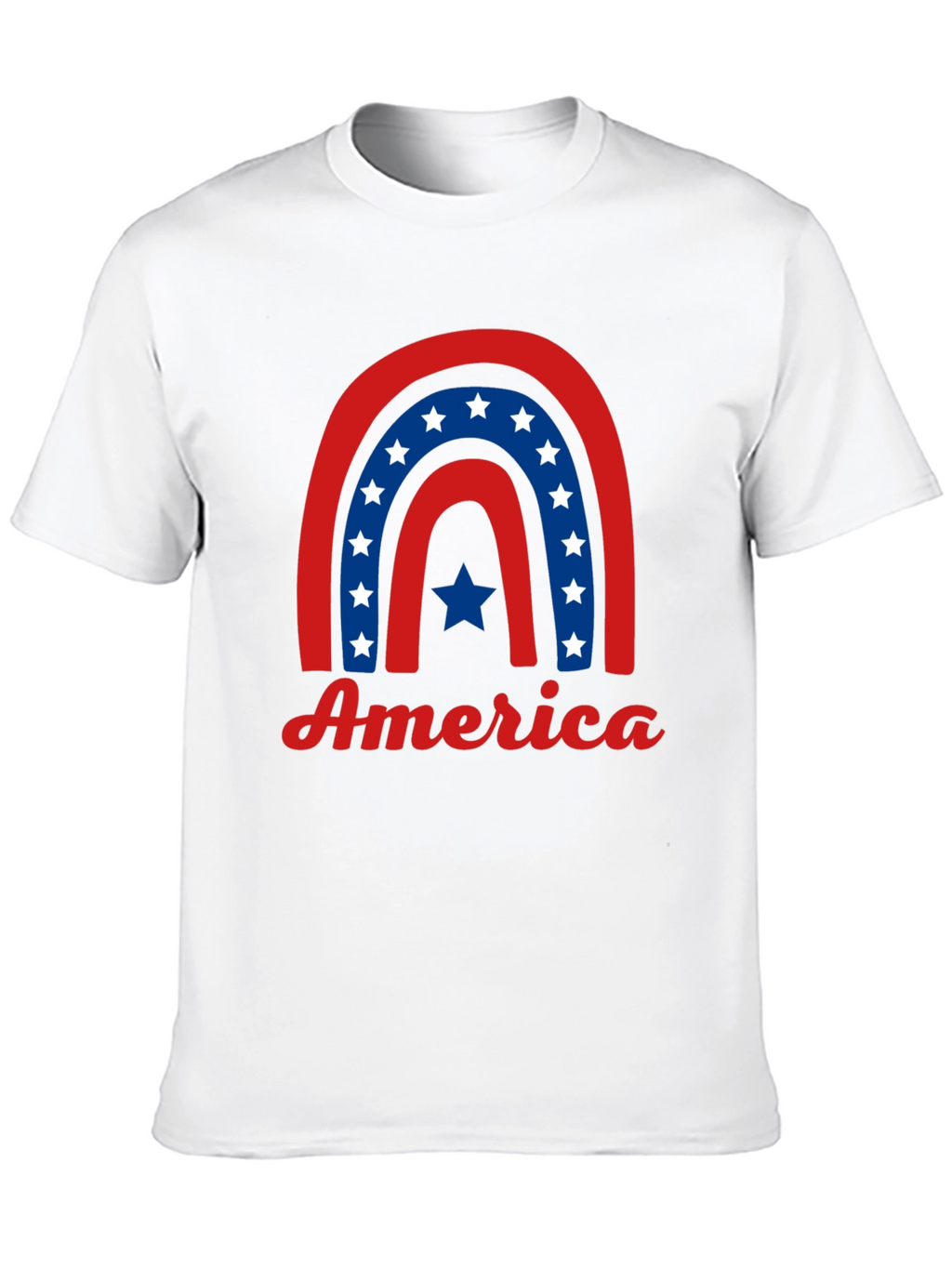 Patriotic America Rainbow T-Shirt