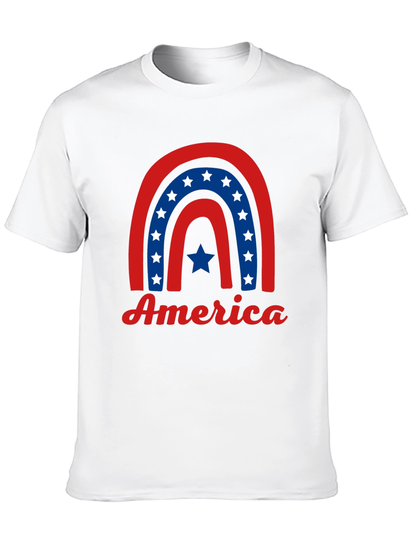 Patriotic America Rainbow T-Shirt