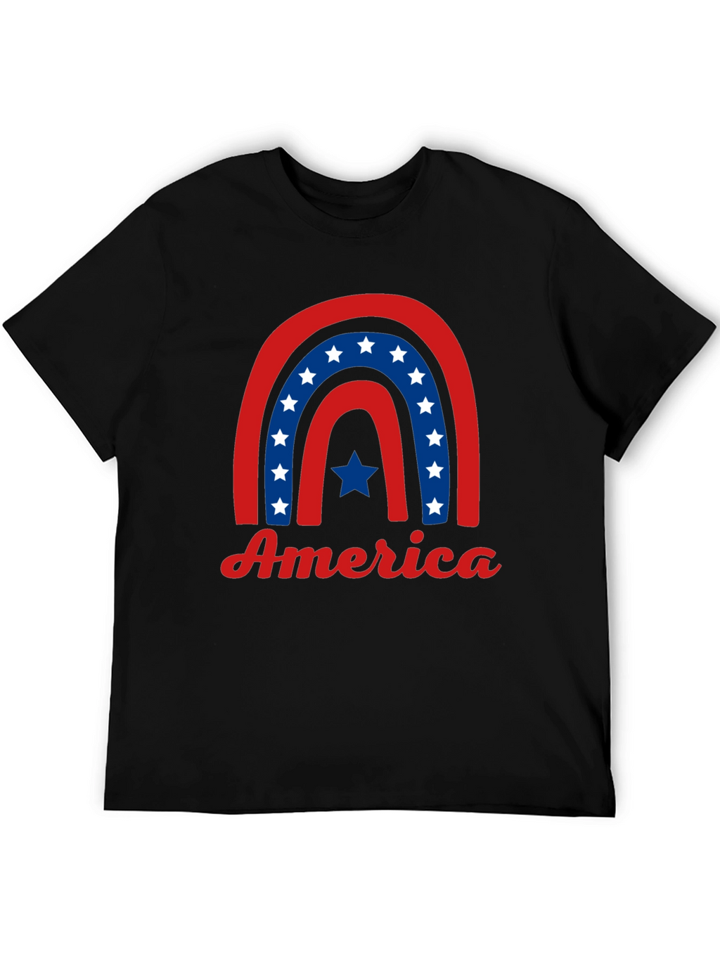 Patriotic America Rainbow T-Shirt