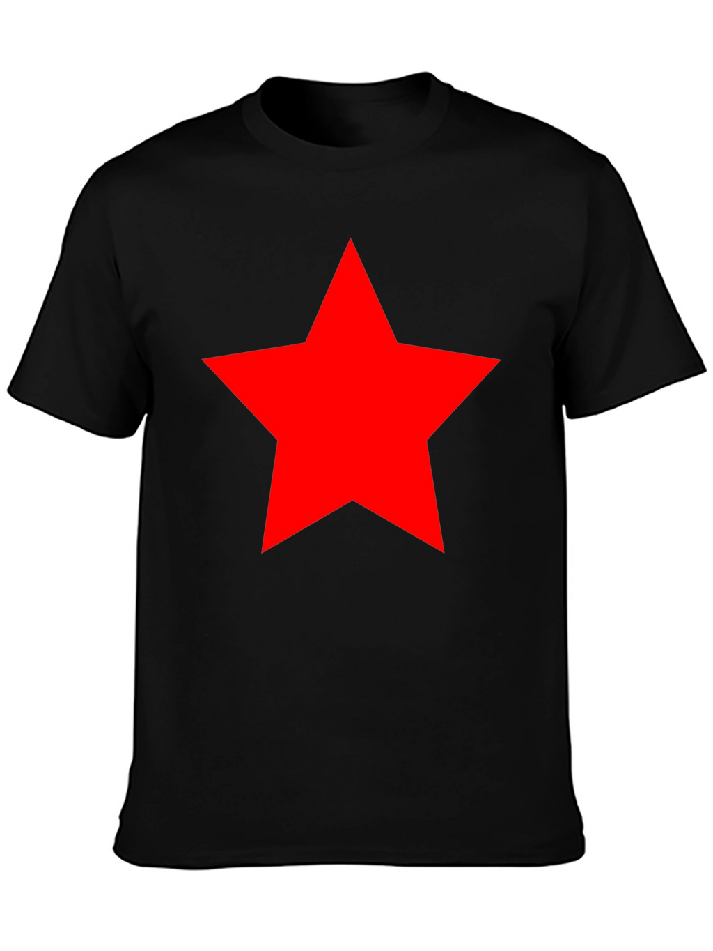 Red Star Graphic Black T-Shirt - Classic Style