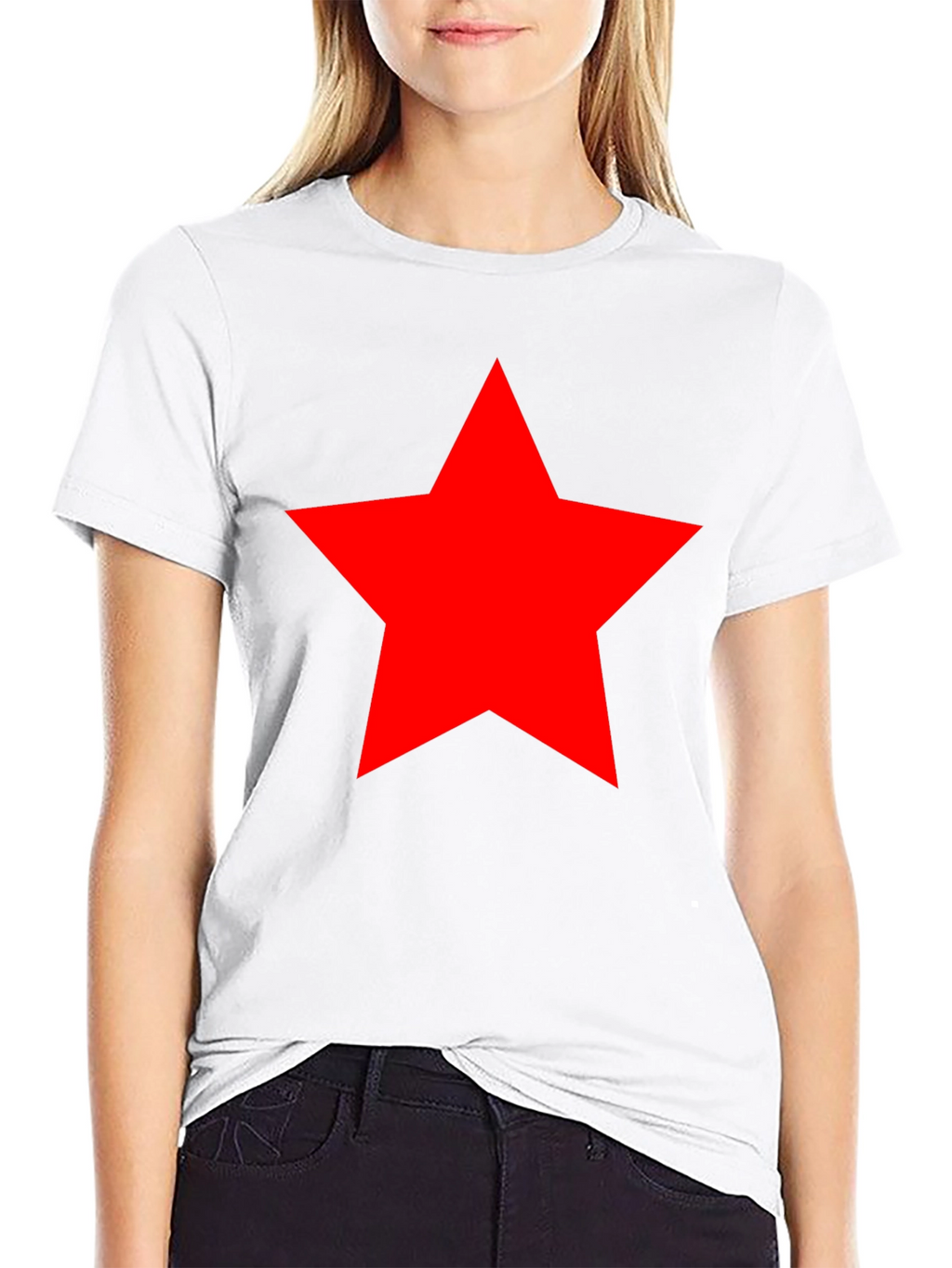 Red Star Graphic Black T-Shirt - Classic Style