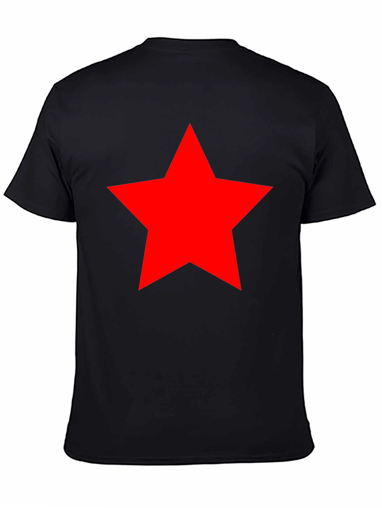 Red Star Graphic Black T-Shirt - Classic Style