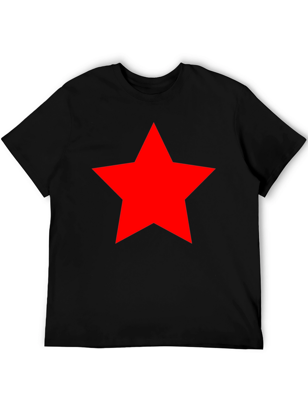 Red Star Graphic Black T-Shirt - Classic Style