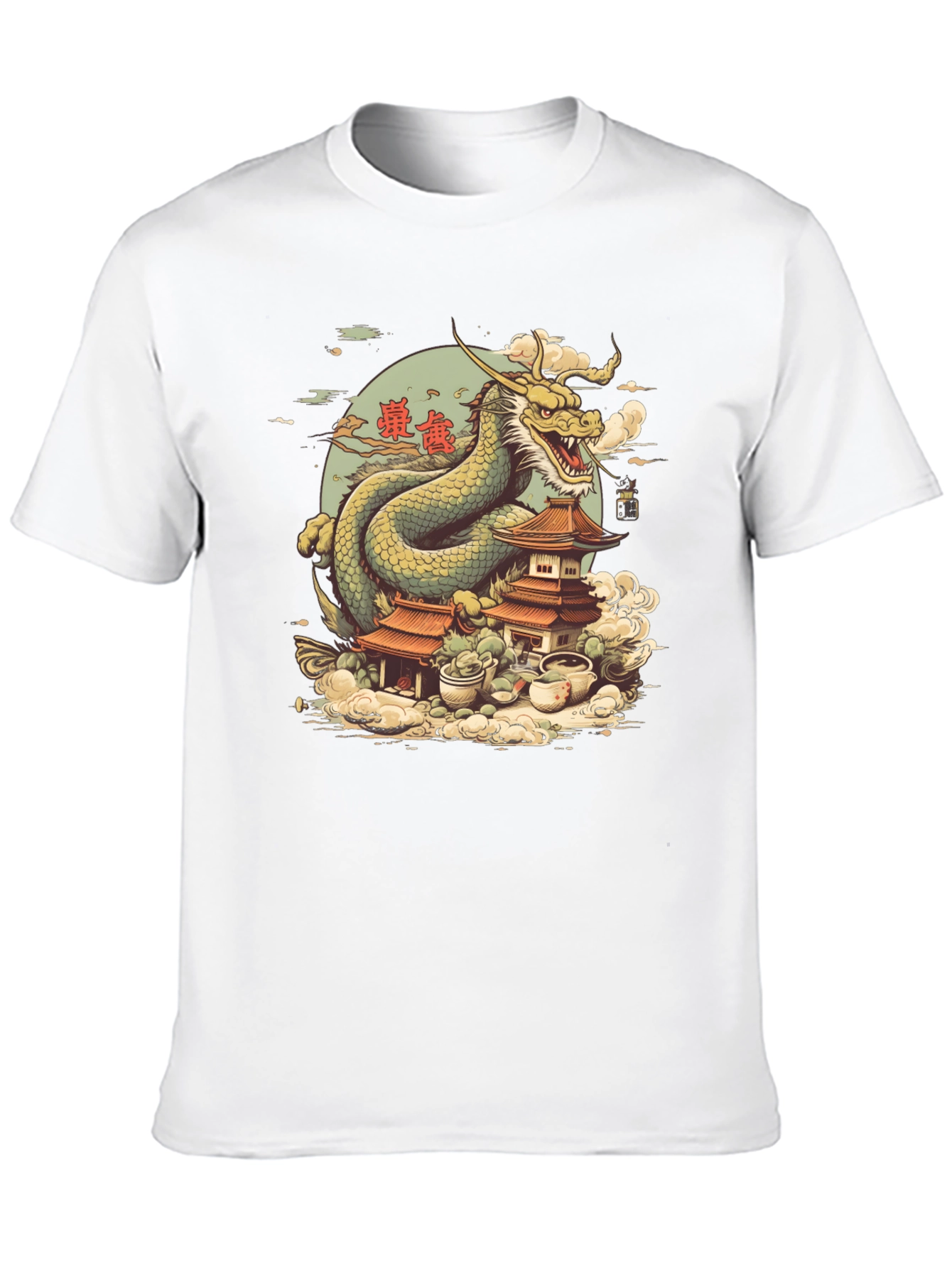 Dragon Temple Graphic Tee