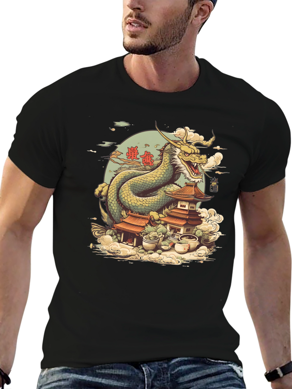 Dragon Temple Graphic Tee