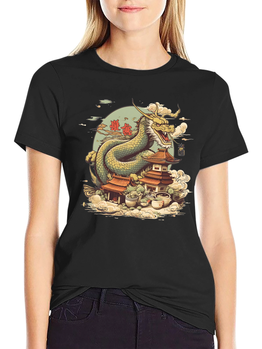Dragon Temple Graphic Tee