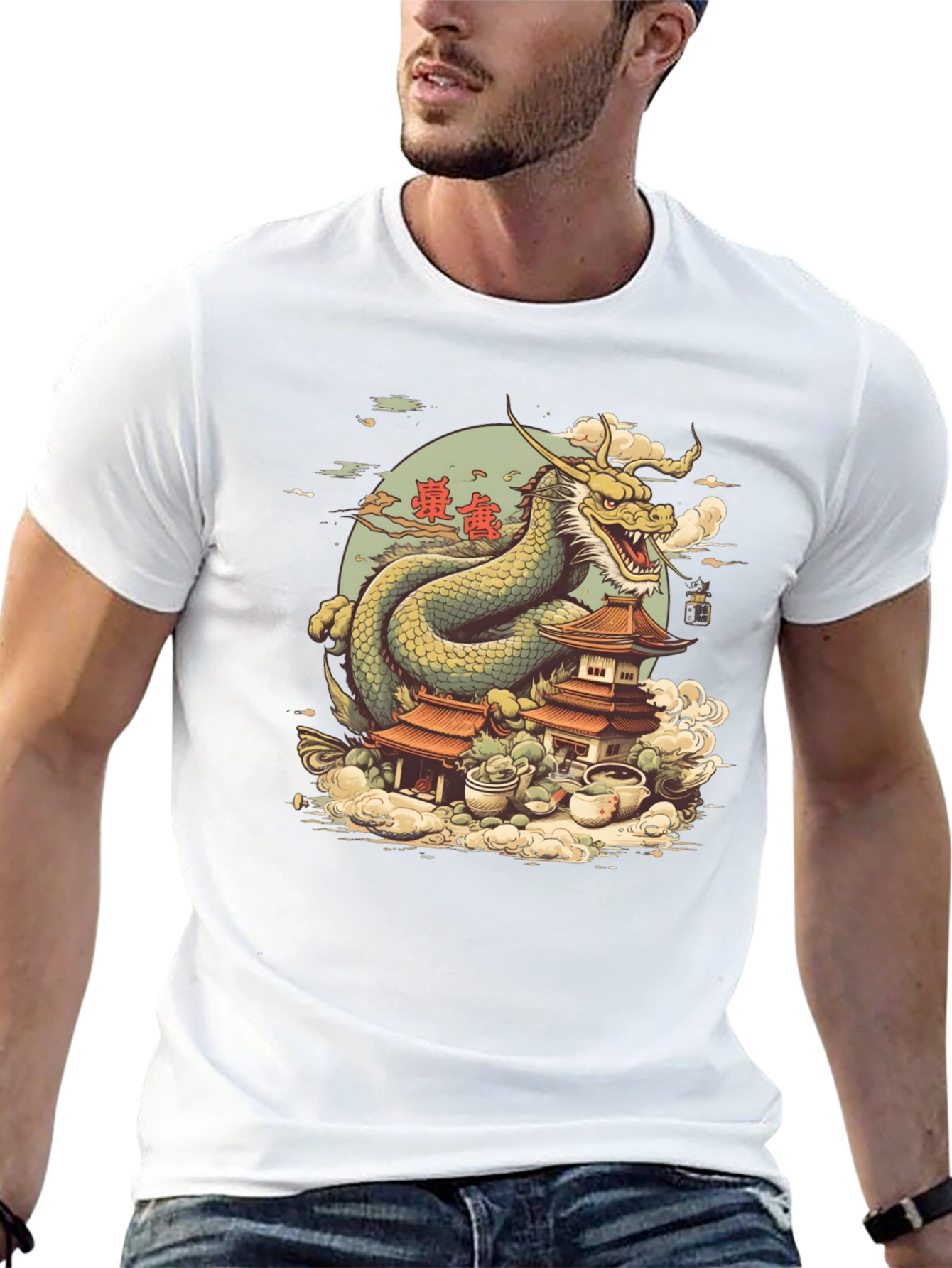 Dragon Temple Graphic Tee