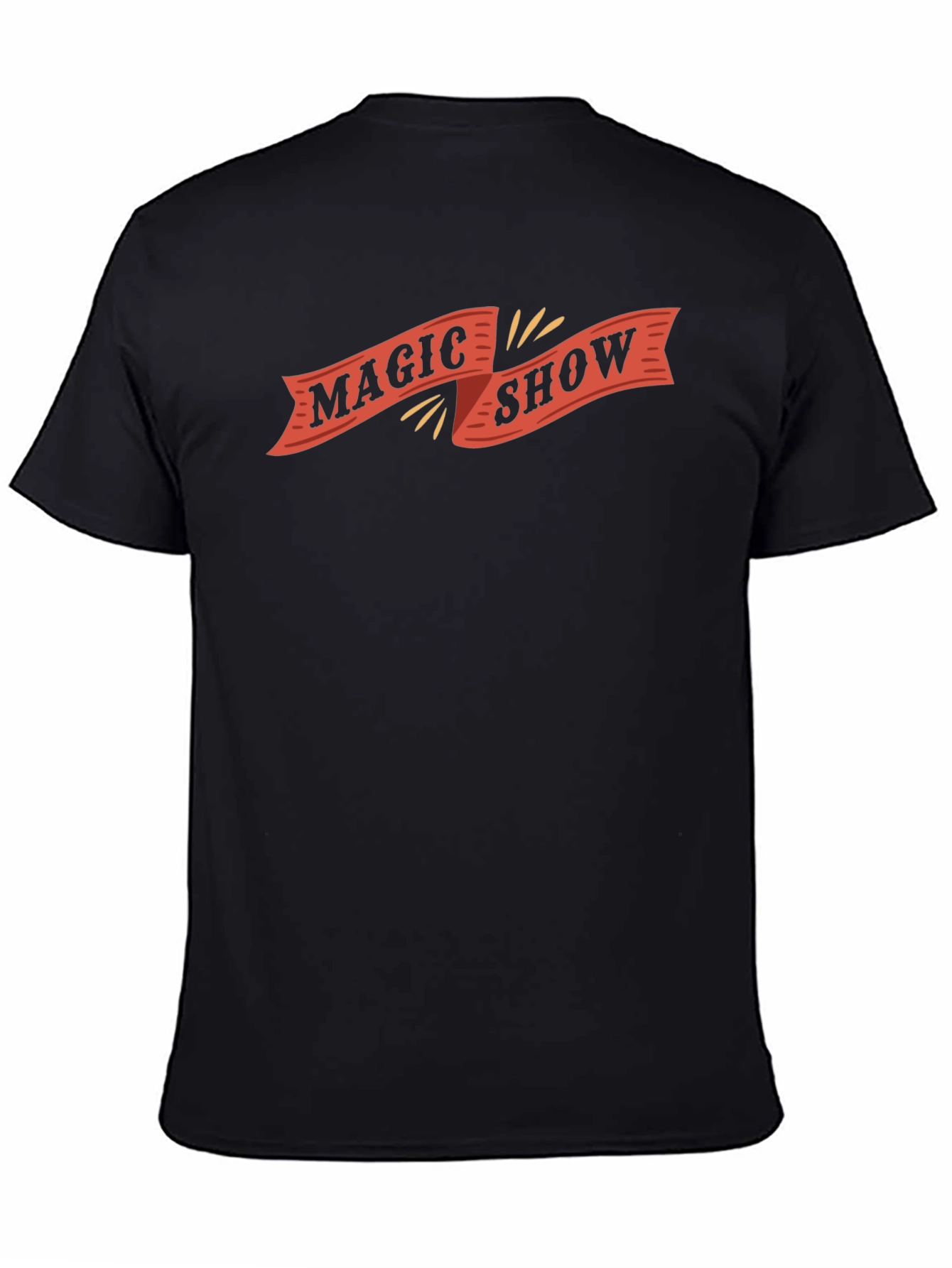 Magic Show Graphic Tee - Black Cotton Blend