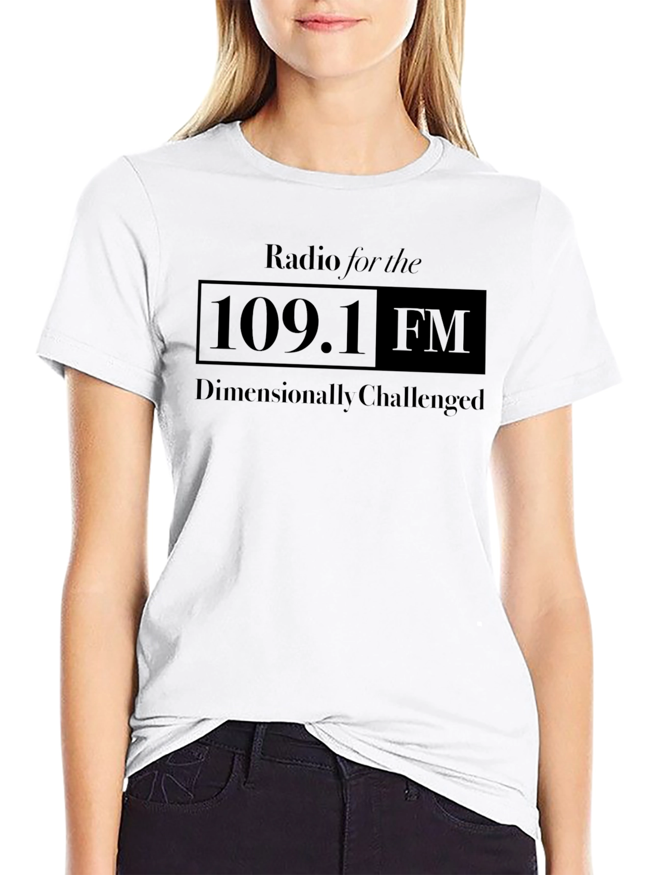 Radio 109.1 FM T-Shirt: Dimensionally Challenged Edition
