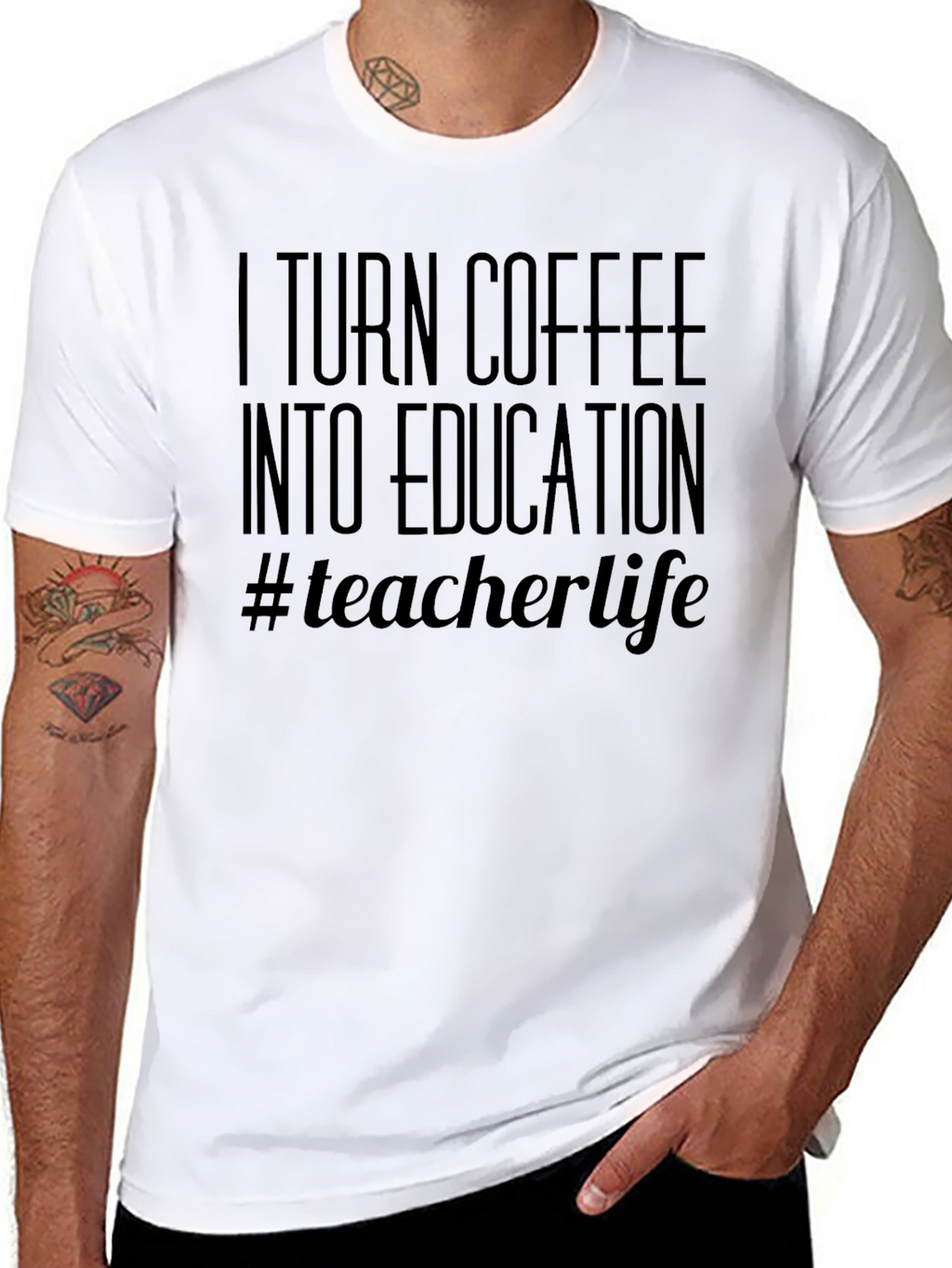 Coffee to Education T-Shirt Teacher Life