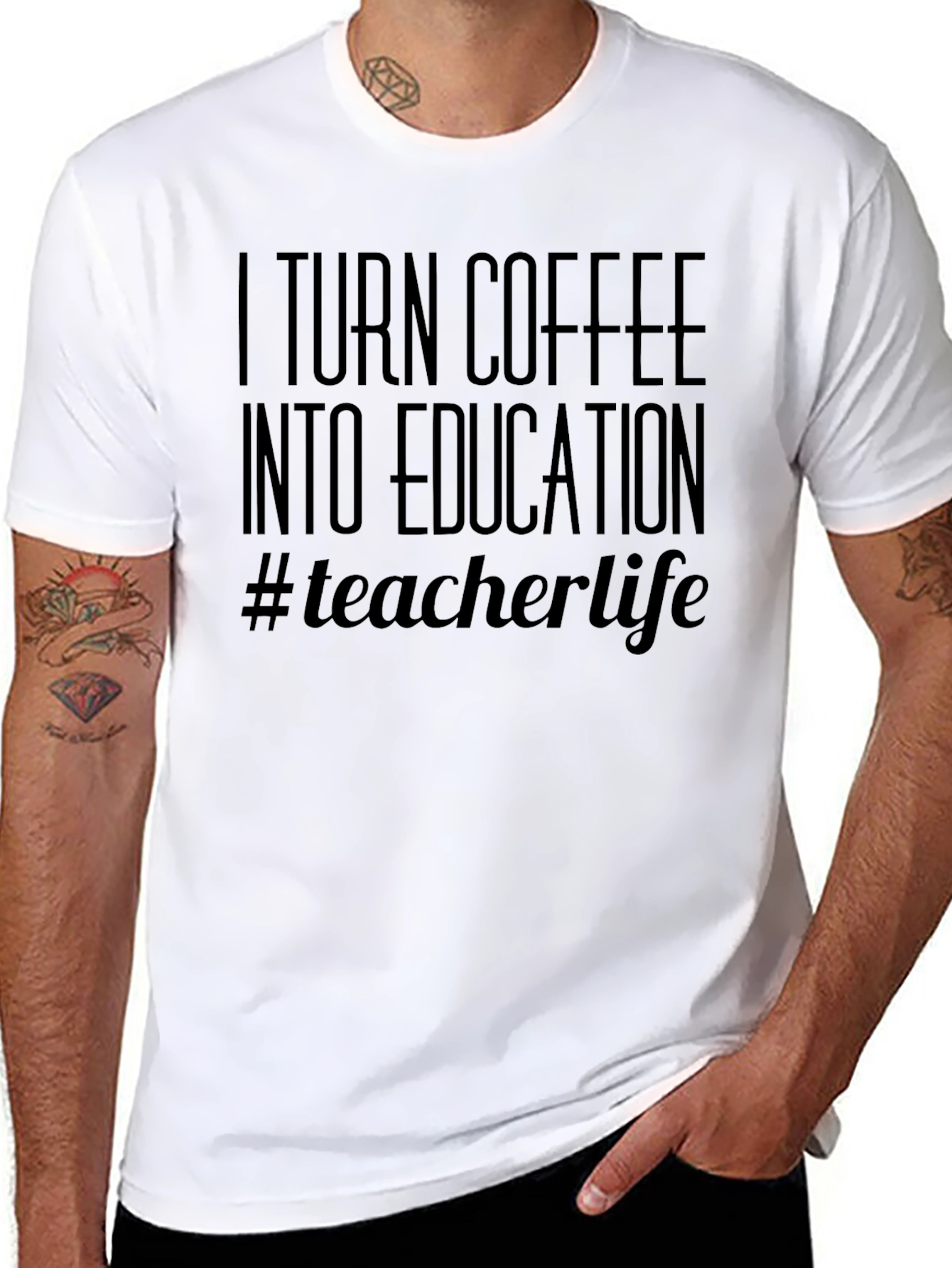Coffee to Education T-Shirt Teacher Life