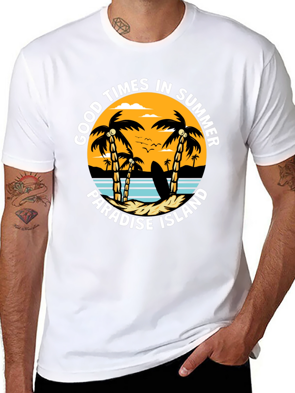 Good Times Summer Paradise Island T-Shirt