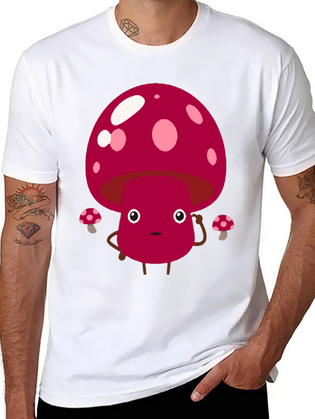 Mushroom Graphic Tee - Fun & Unique Design