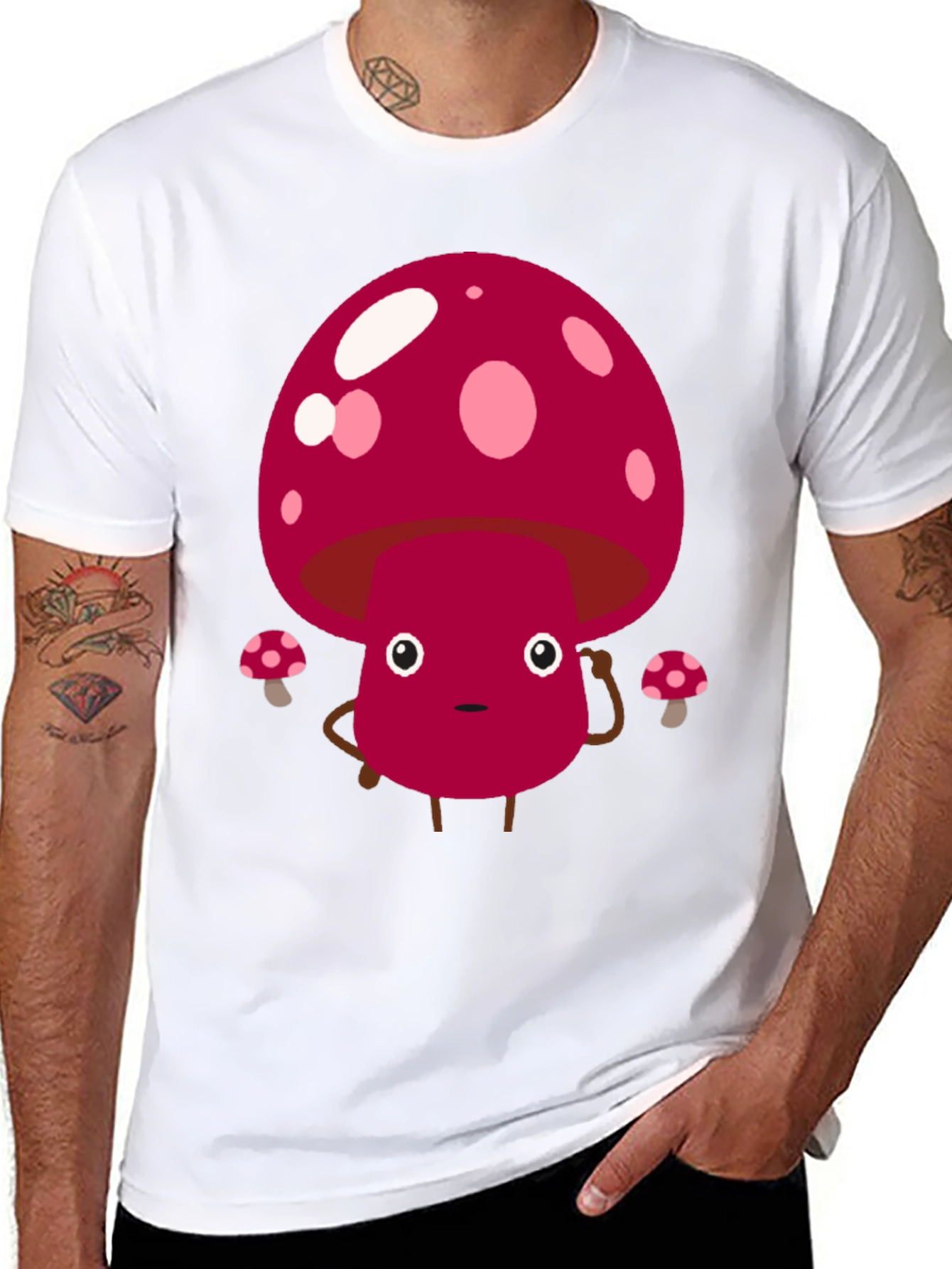 Mushroom Graphic Tee - Fun & Unique Design