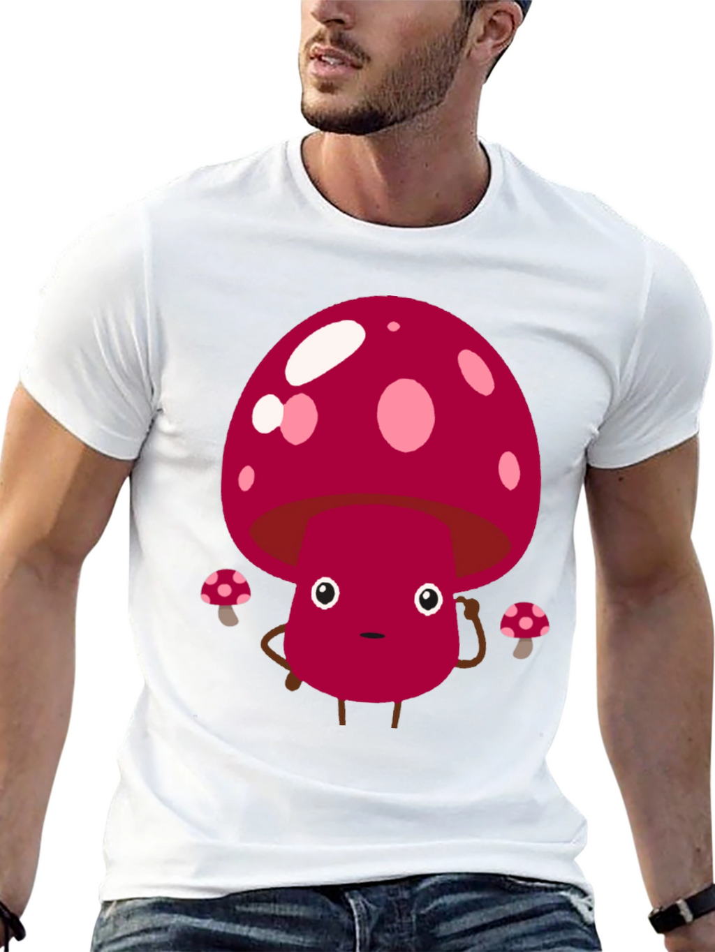Mushroom Graphic Tee - Fun & Unique Design