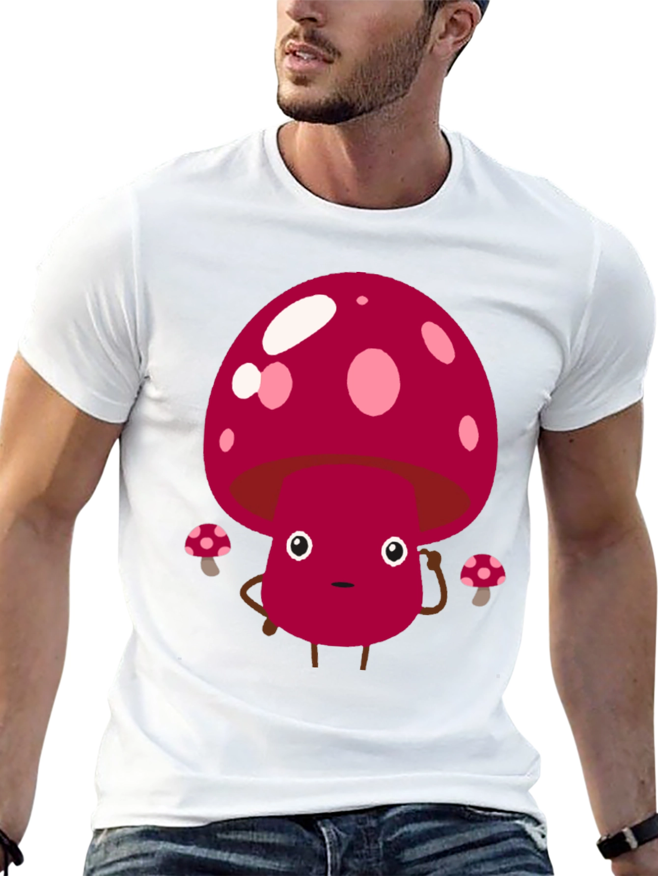 Mushroom Graphic Tee - Fun & Unique Design