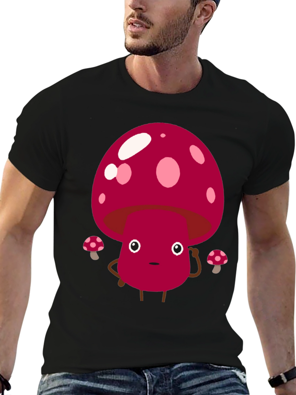 Mushroom Graphic Tee - Fun & Unique Design