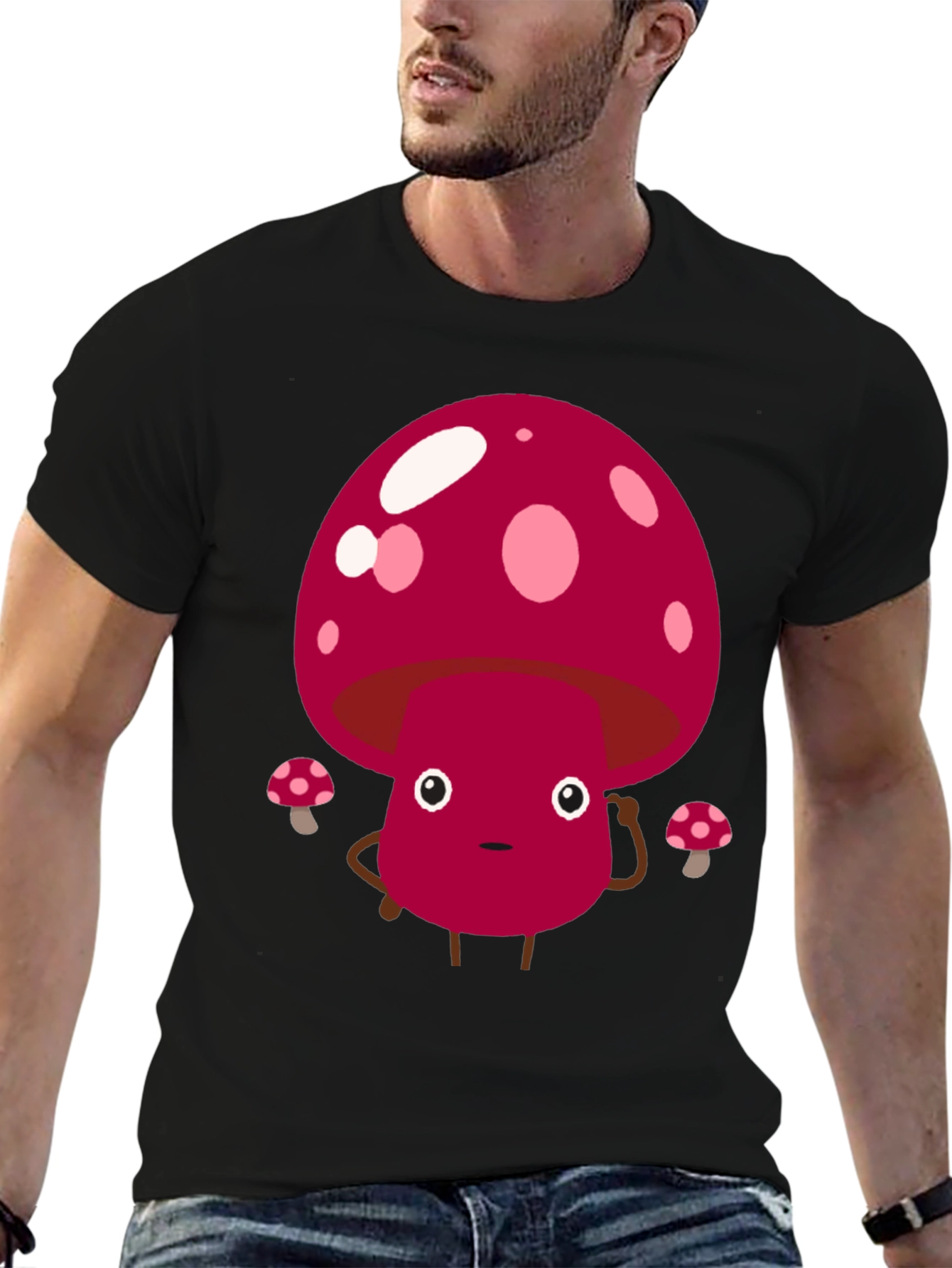 Mushroom Graphic Tee - Fun & Unique Design