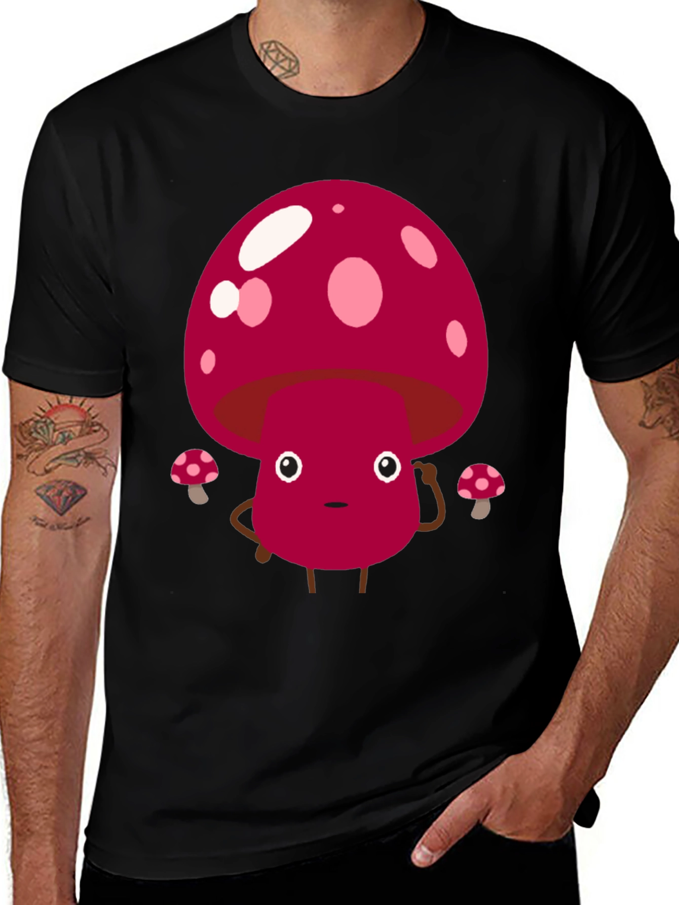 Mushroom Graphic Tee - Fun & Unique Design