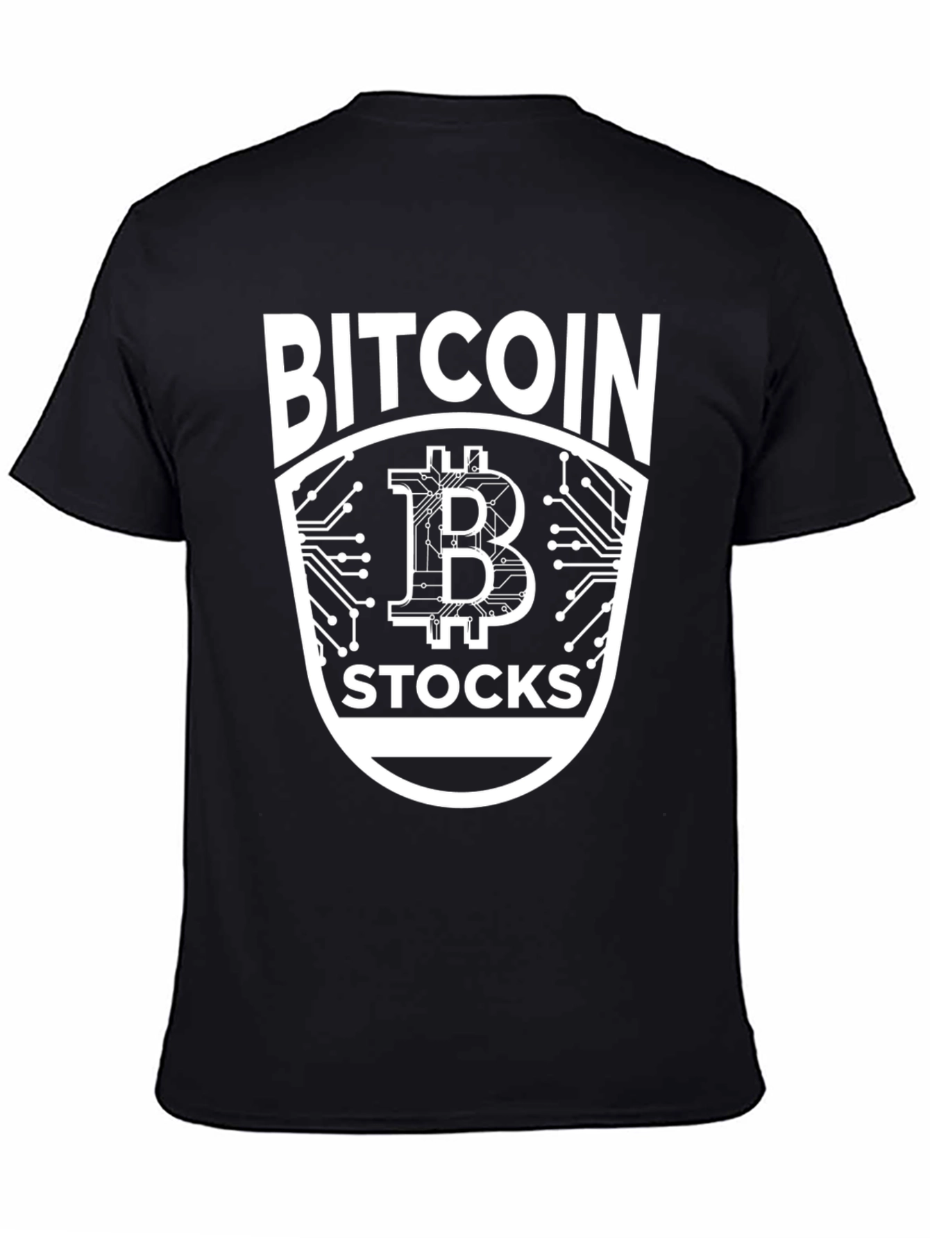 Bitcoin Stocks Graphic Black Tee