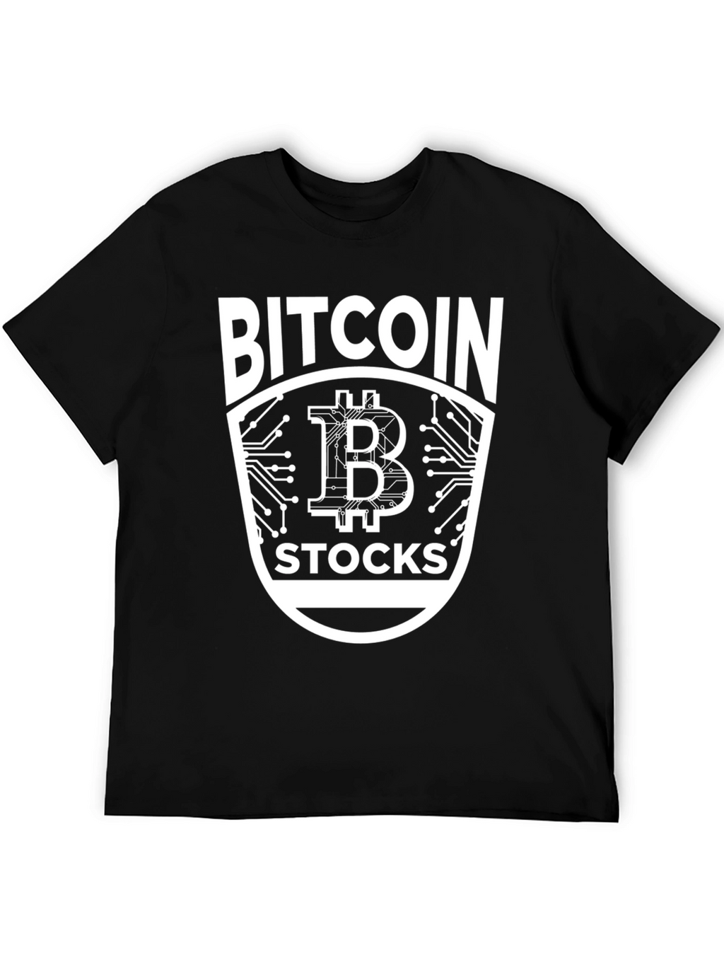 Bitcoin Stocks Graphic Black Tee