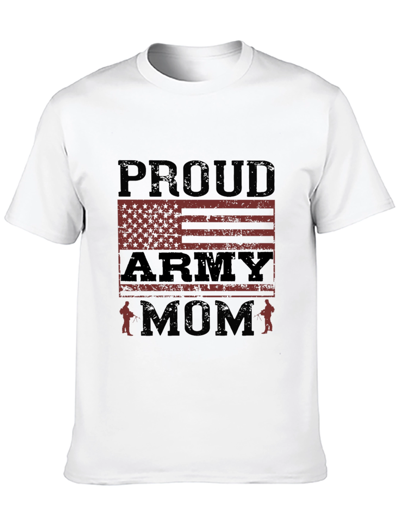 Proud Army Mom T-Shirt Military Family Tee