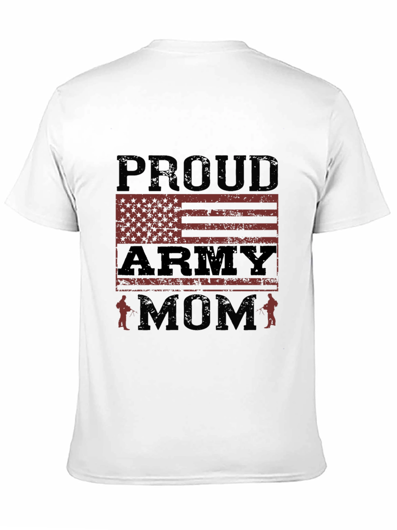 Proud Army Mom T-Shirt Military Family Tee