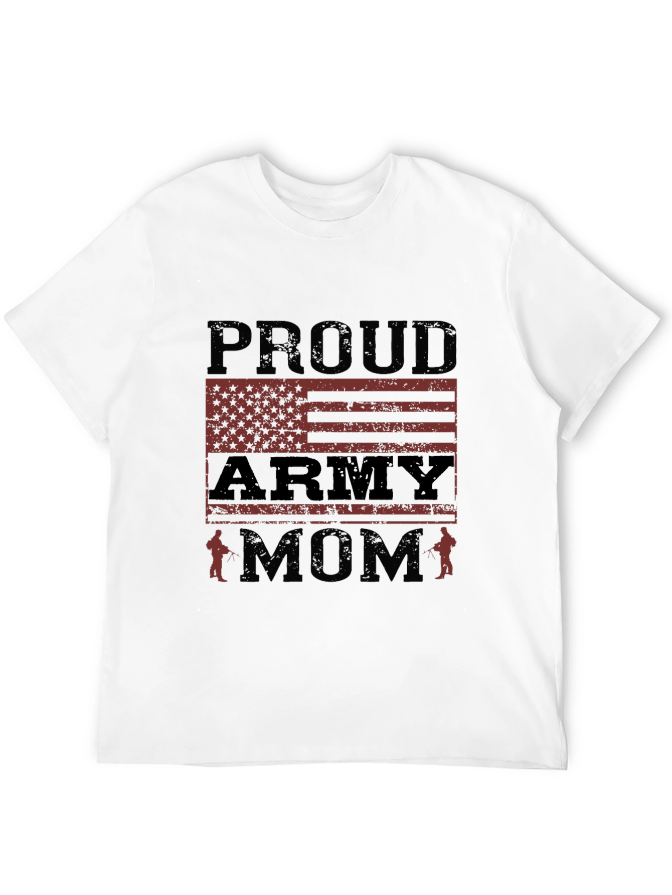 Proud Army Mom T-Shirt Military Family Tee