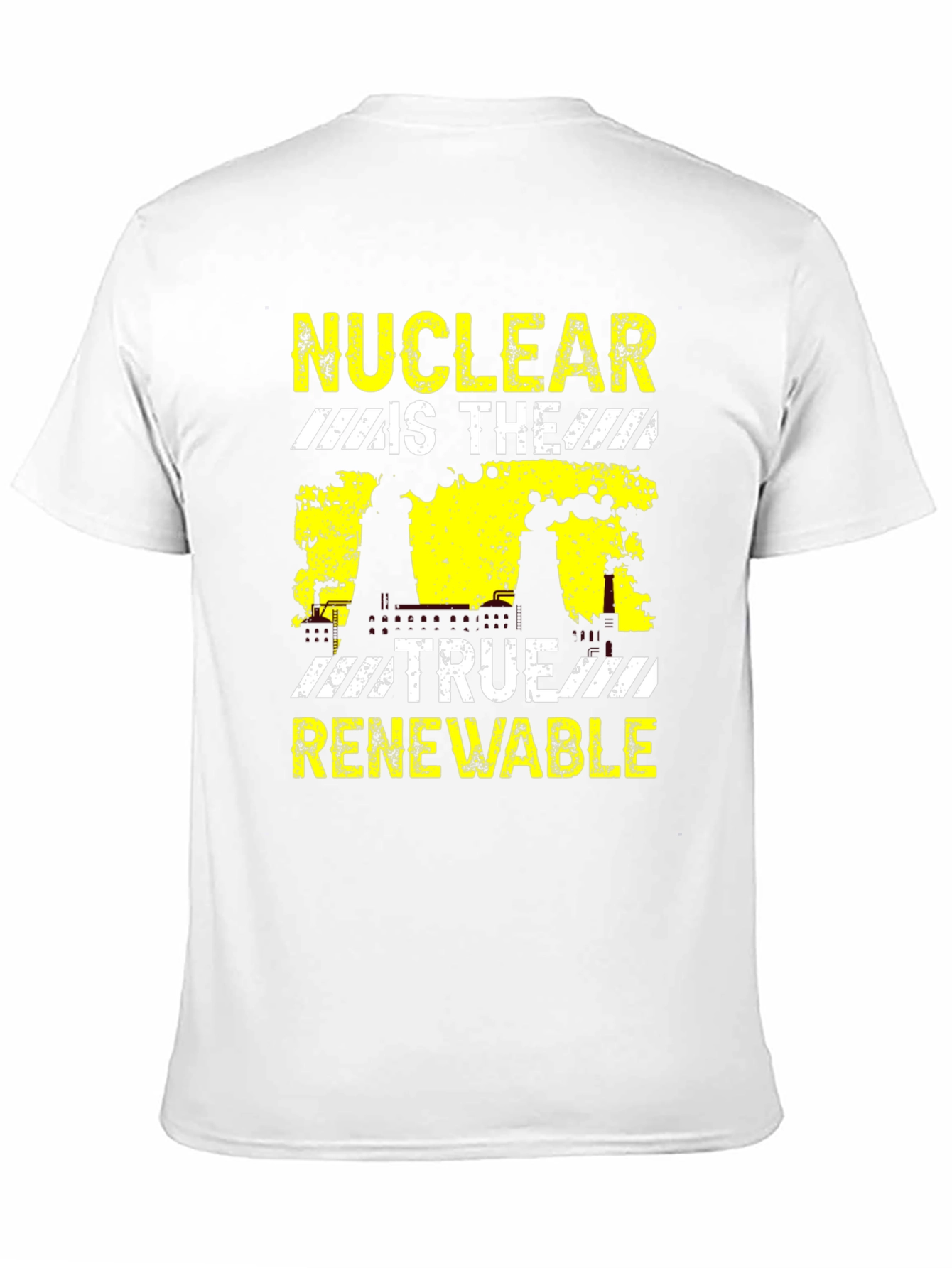 Nuclear Is The True Renewable Black Graphic T-Shirt