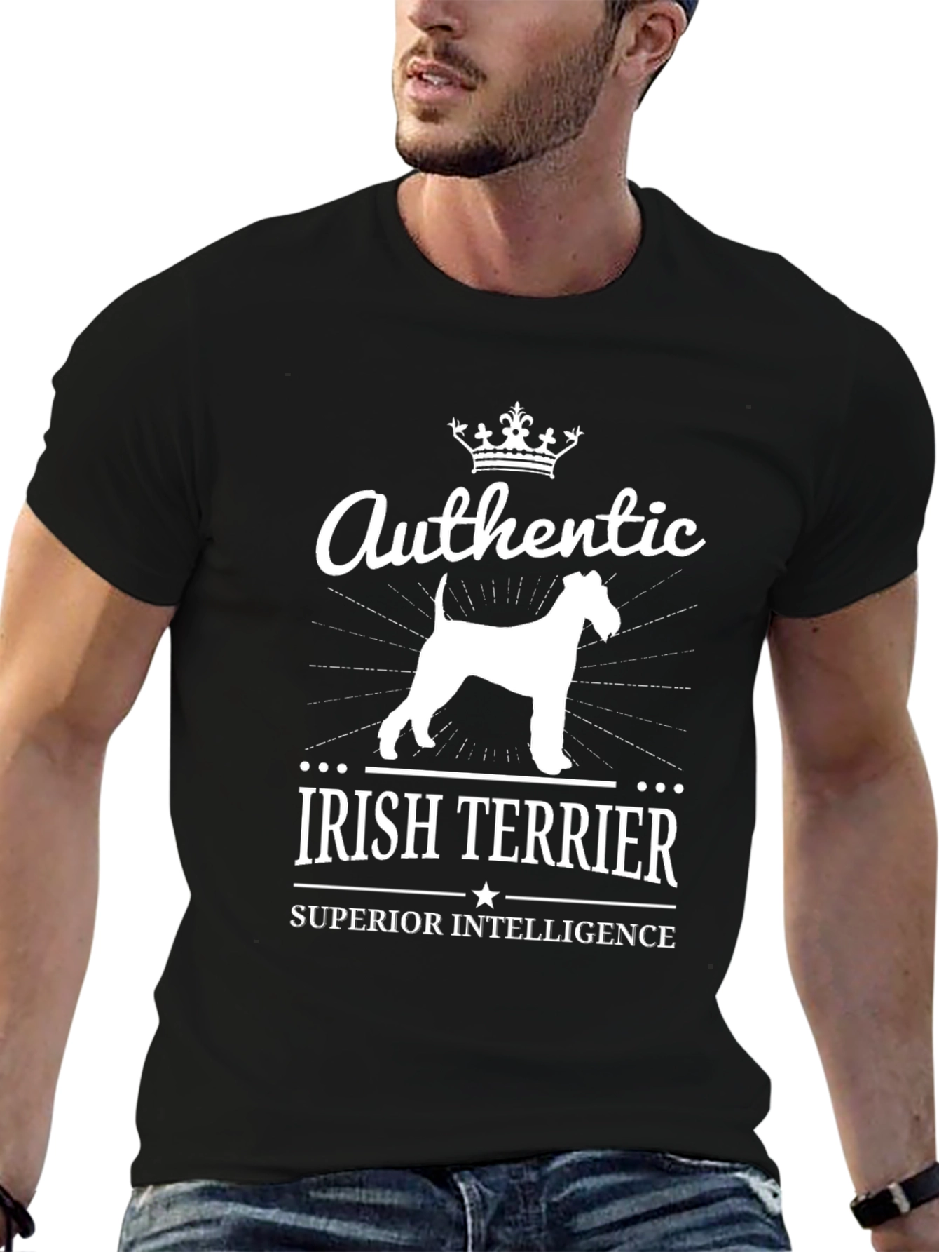 Authentic Irish Terrier Superior Intelligence T-Shirt