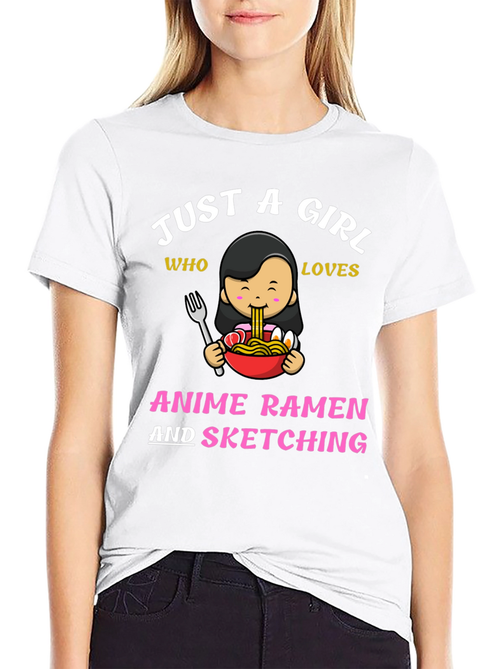 Anime Ramen & Sketching T-Shirt