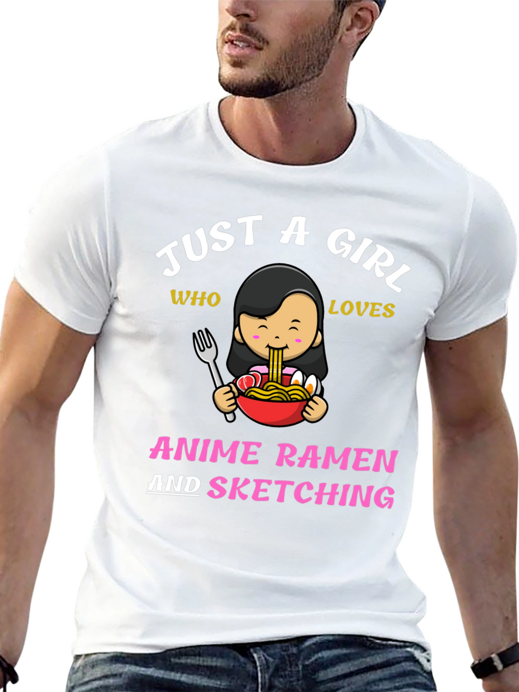 Anime Ramen & Sketching T-Shirt