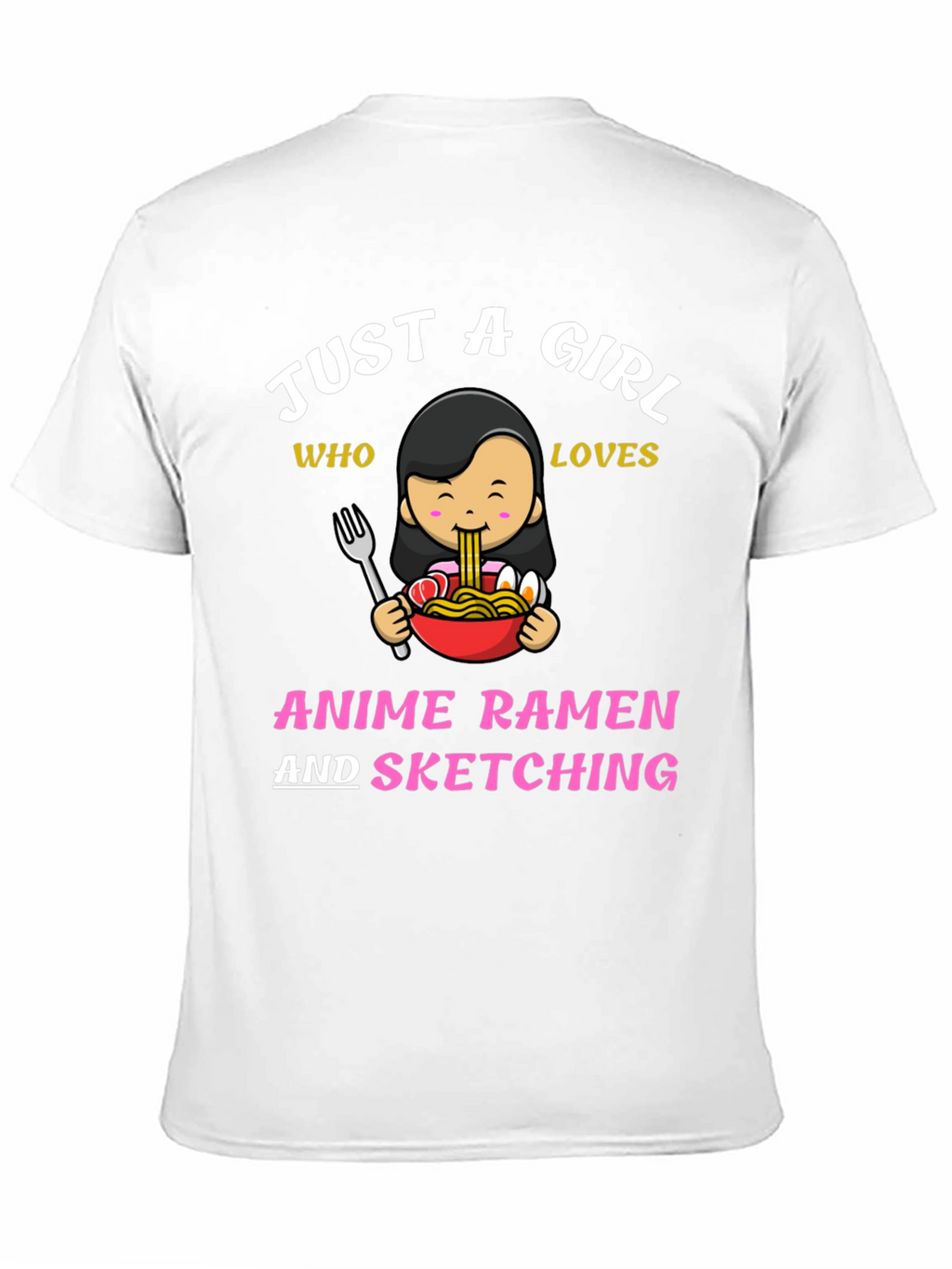 Anime Ramen & Sketching T-Shirt