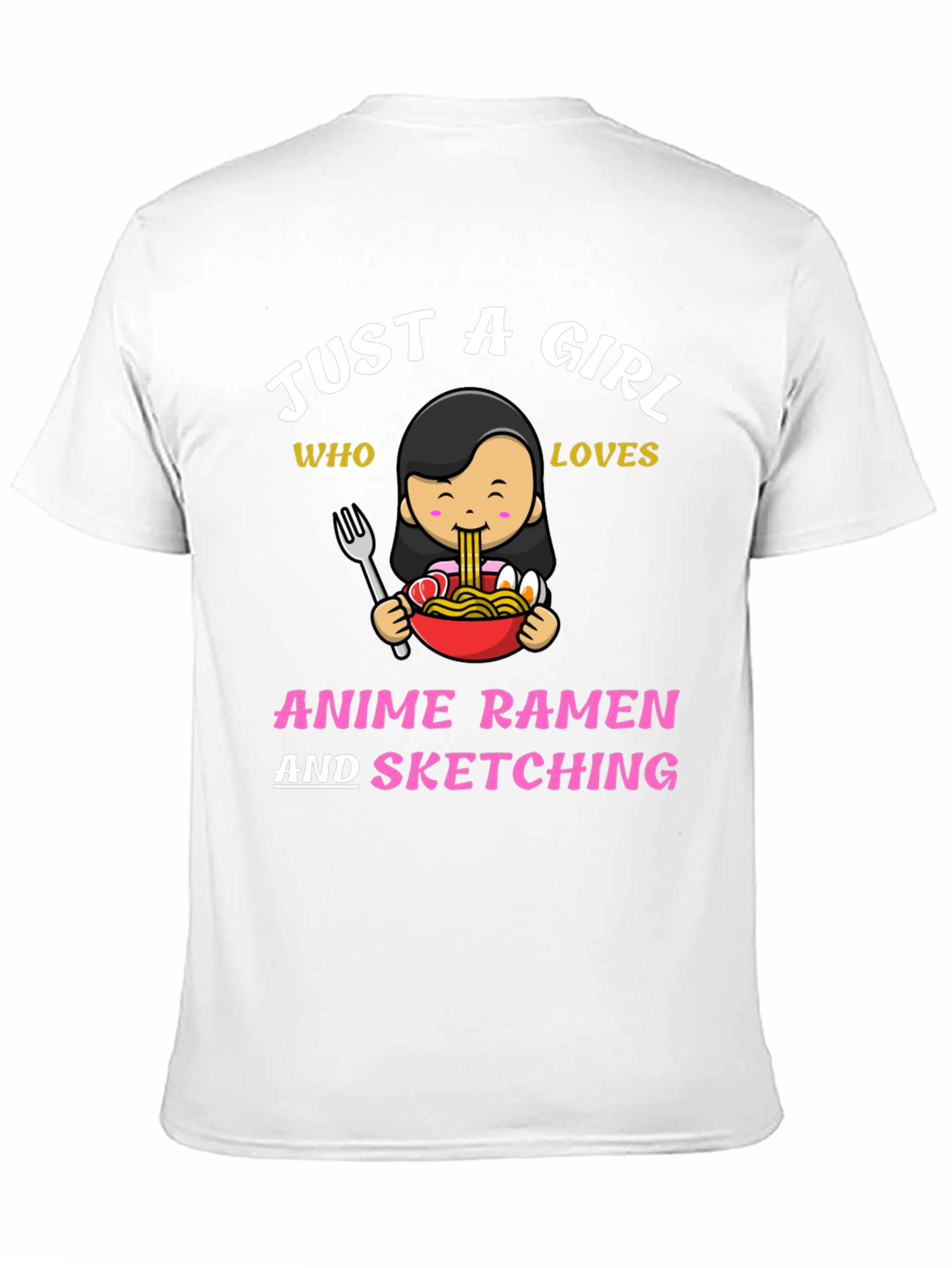 Anime Ramen & Sketching T-Shirt