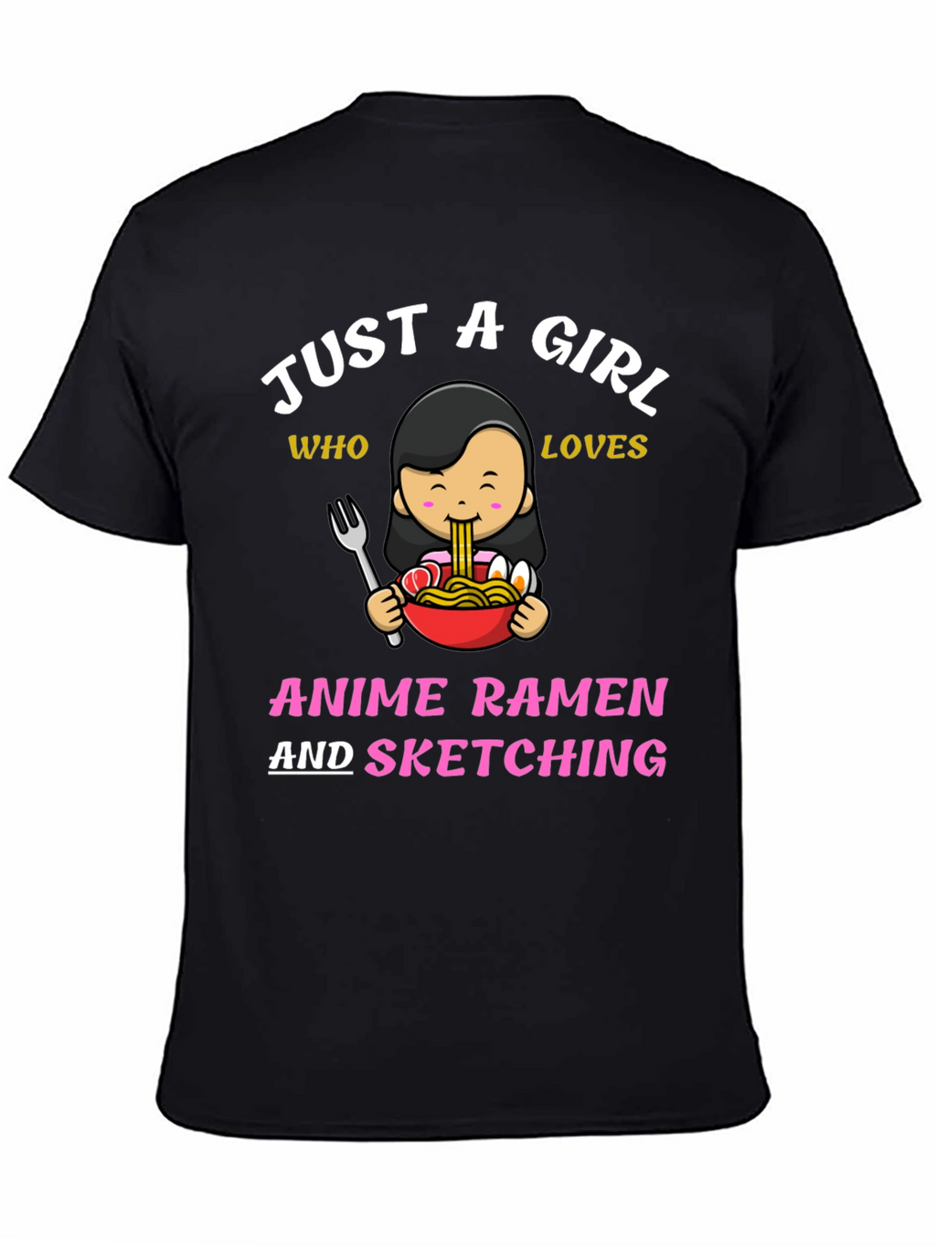 Anime Ramen & Sketching T-Shirt