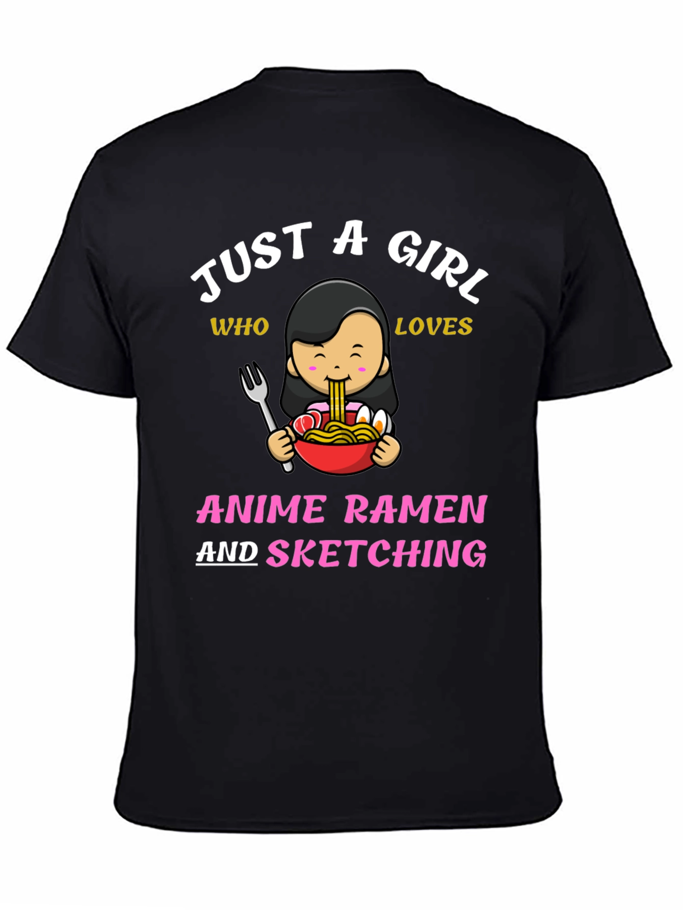 Anime Ramen & Sketching T-Shirt