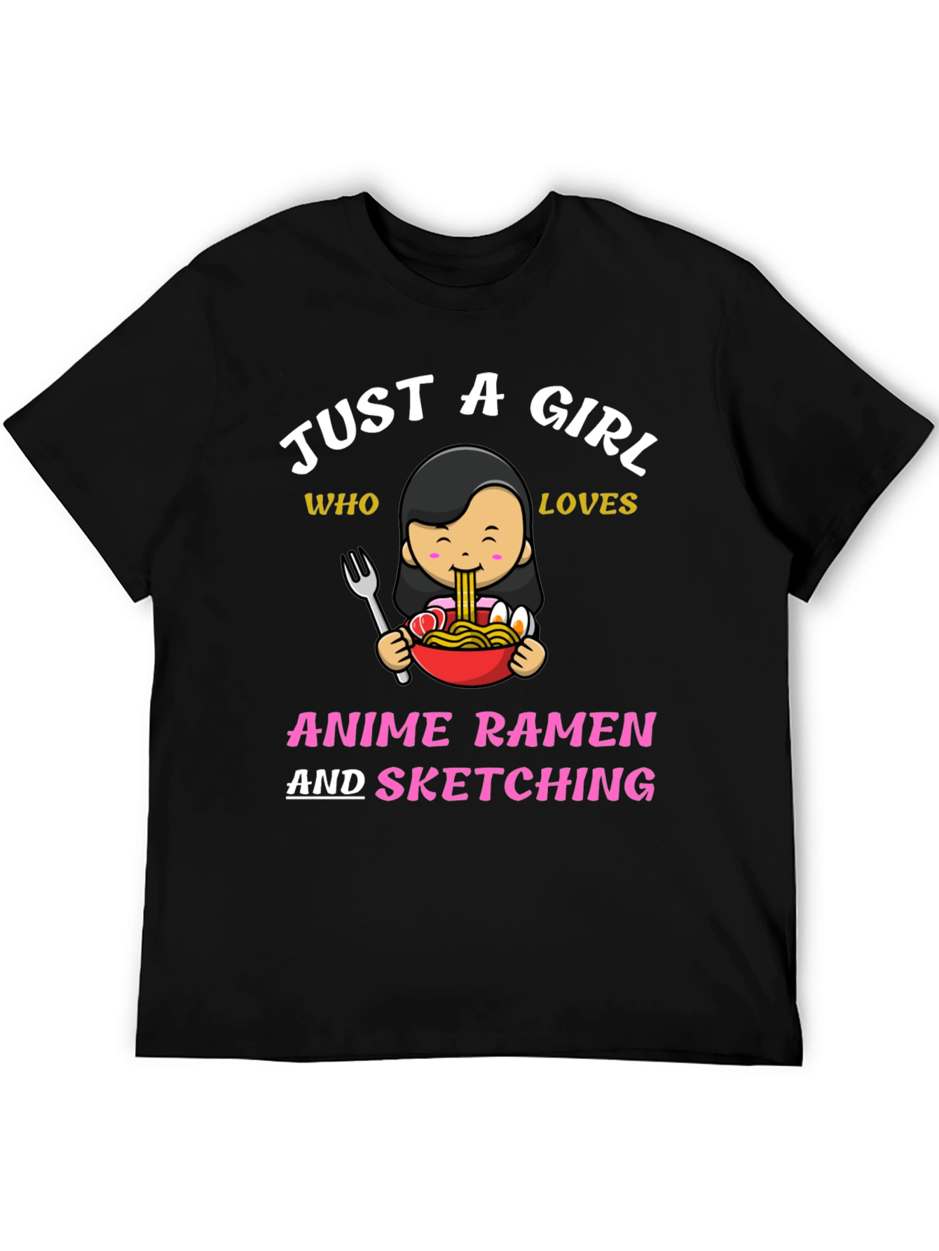 Anime Ramen & Sketching T-Shirt