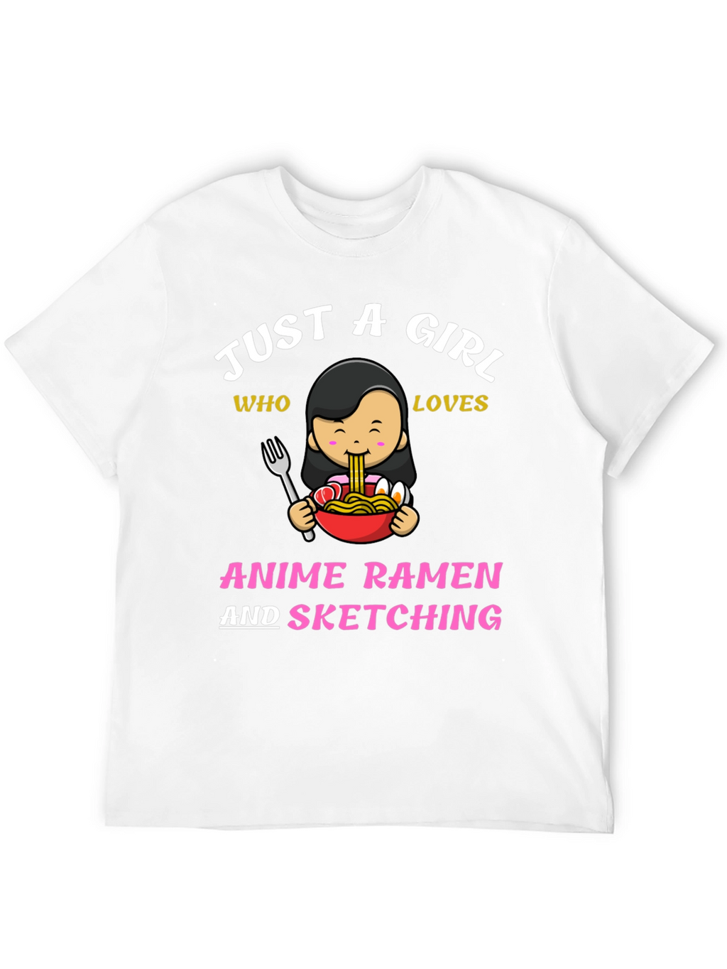 Anime Ramen & Sketching T-Shirt