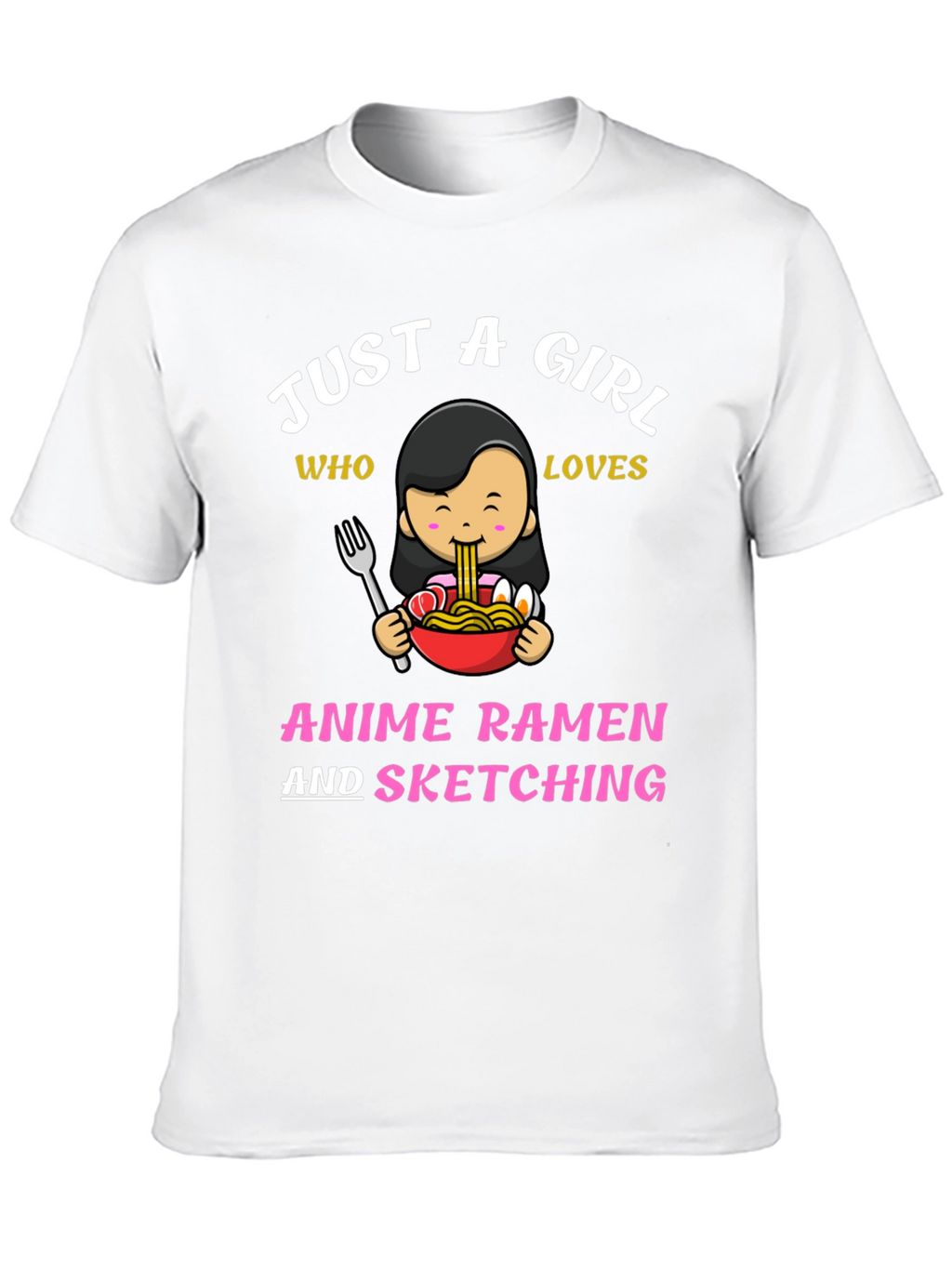 Anime Ramen & Sketching T-Shirt