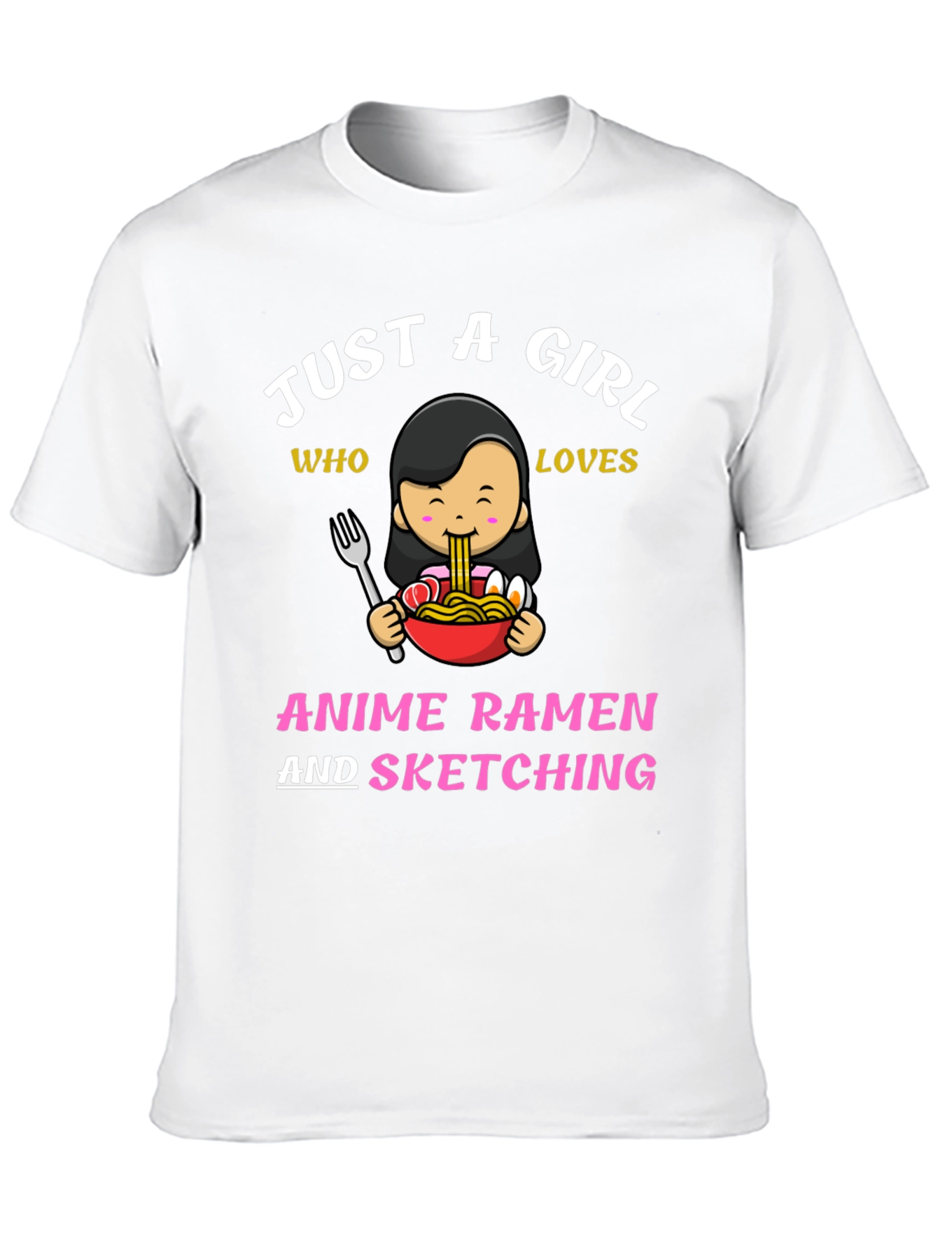 Anime Ramen & Sketching T-Shirt