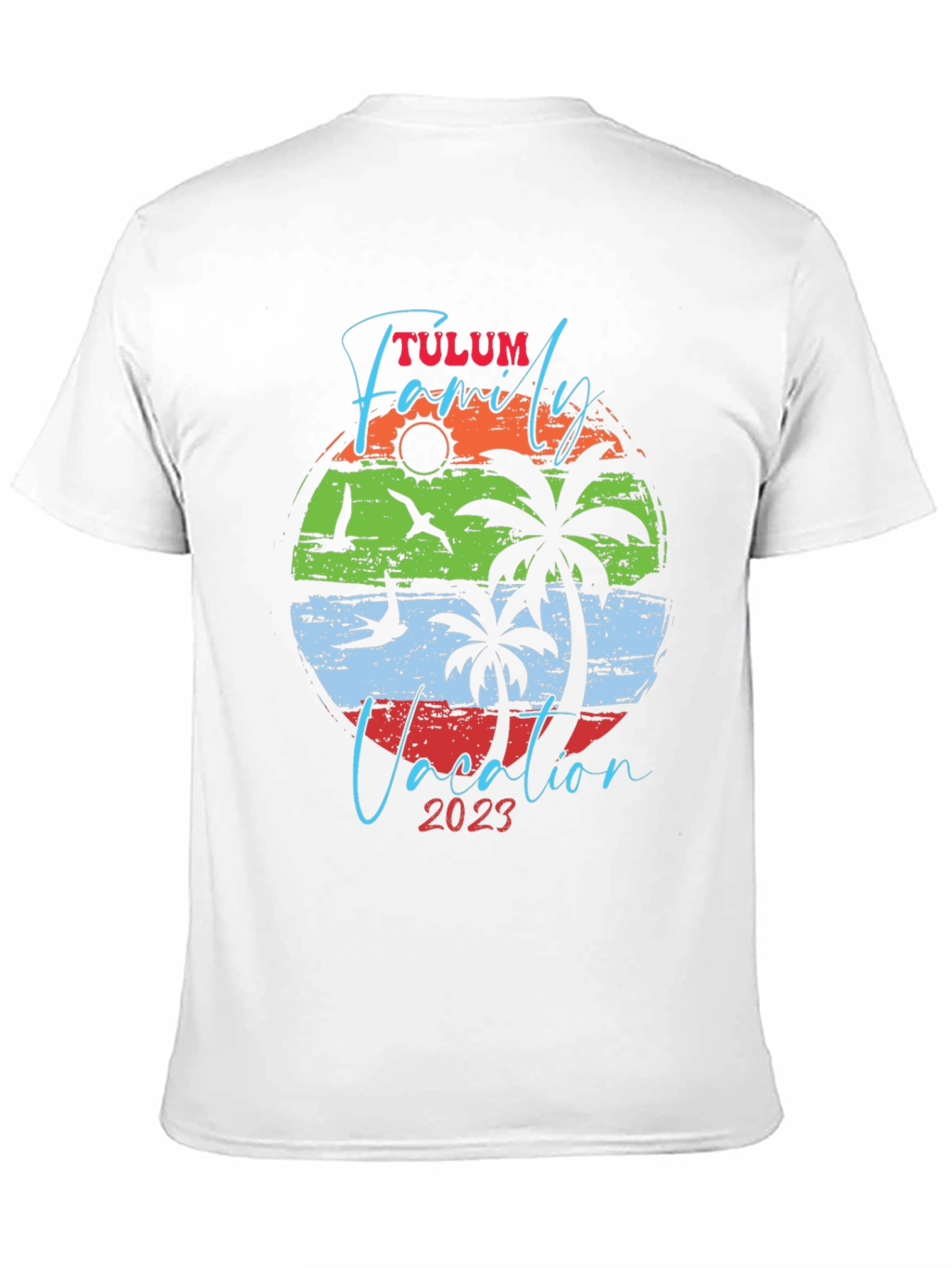Tulum Family Vacation 2023 Black T-Shirt