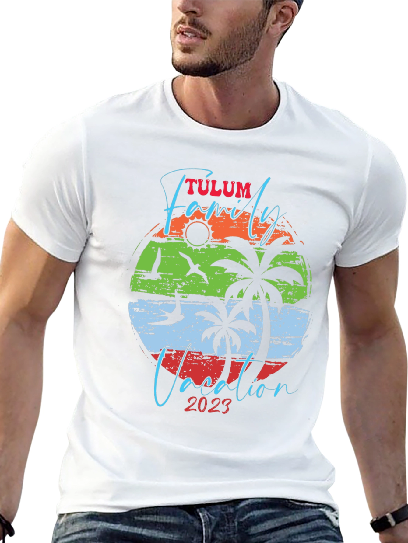 Tulum Family Vacation 2023 Black T-Shirt