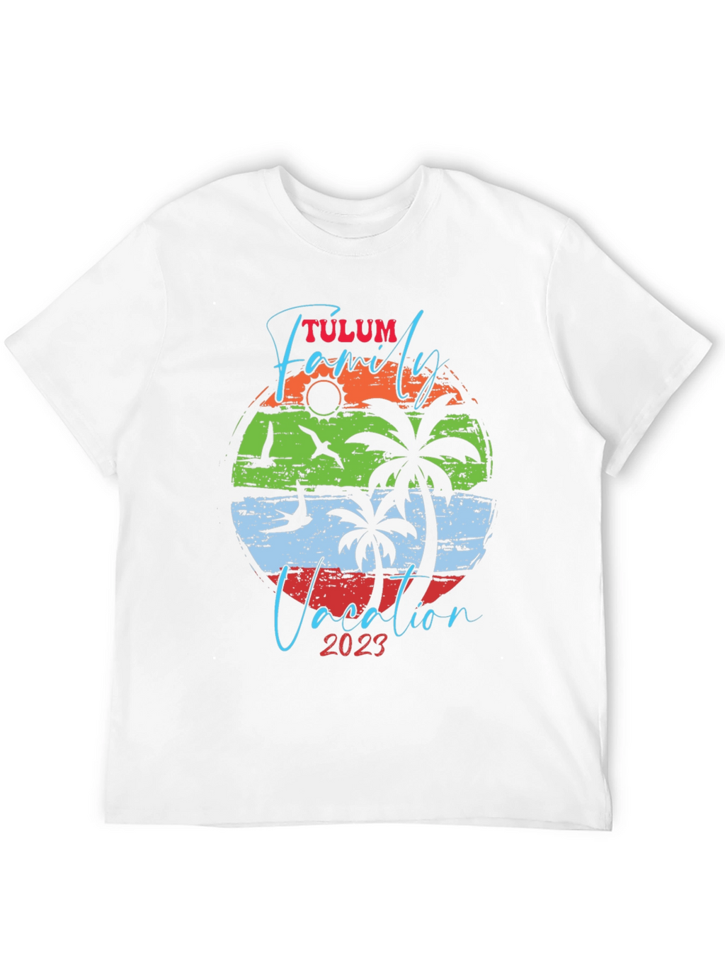 Tulum Family Vacation 2023 Black T-Shirt