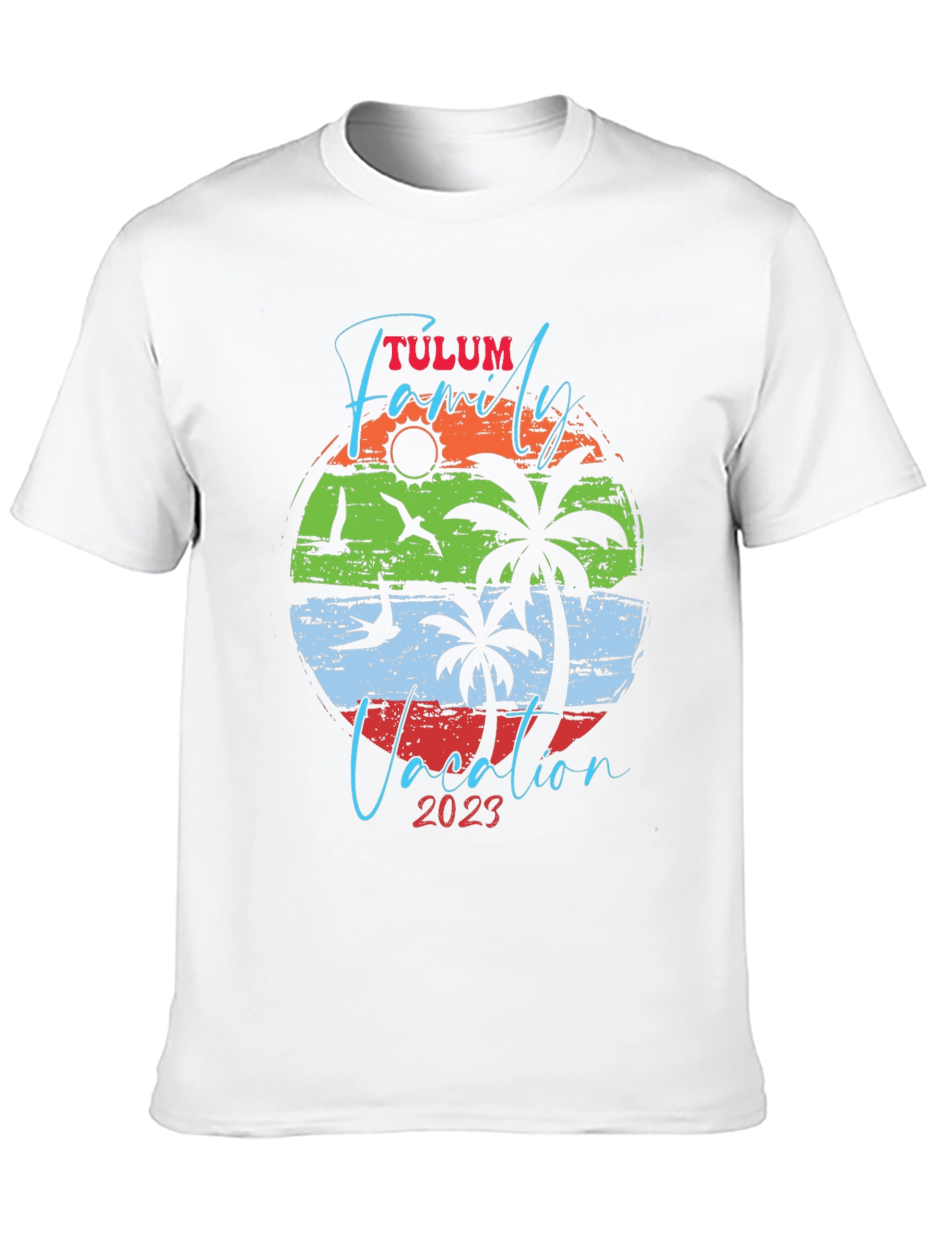 Tulum Family Vacation 2023 Black T-Shirt