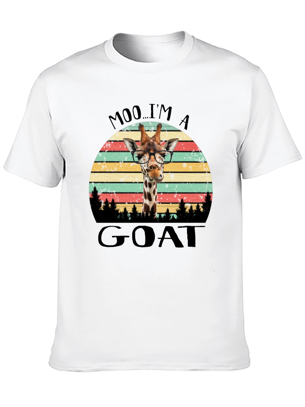 Moo Im A Goat Giraffe T-Shirt
