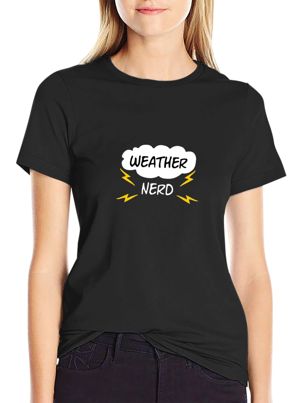 Weather Nerd T-Shirt - Black Graphic Tee