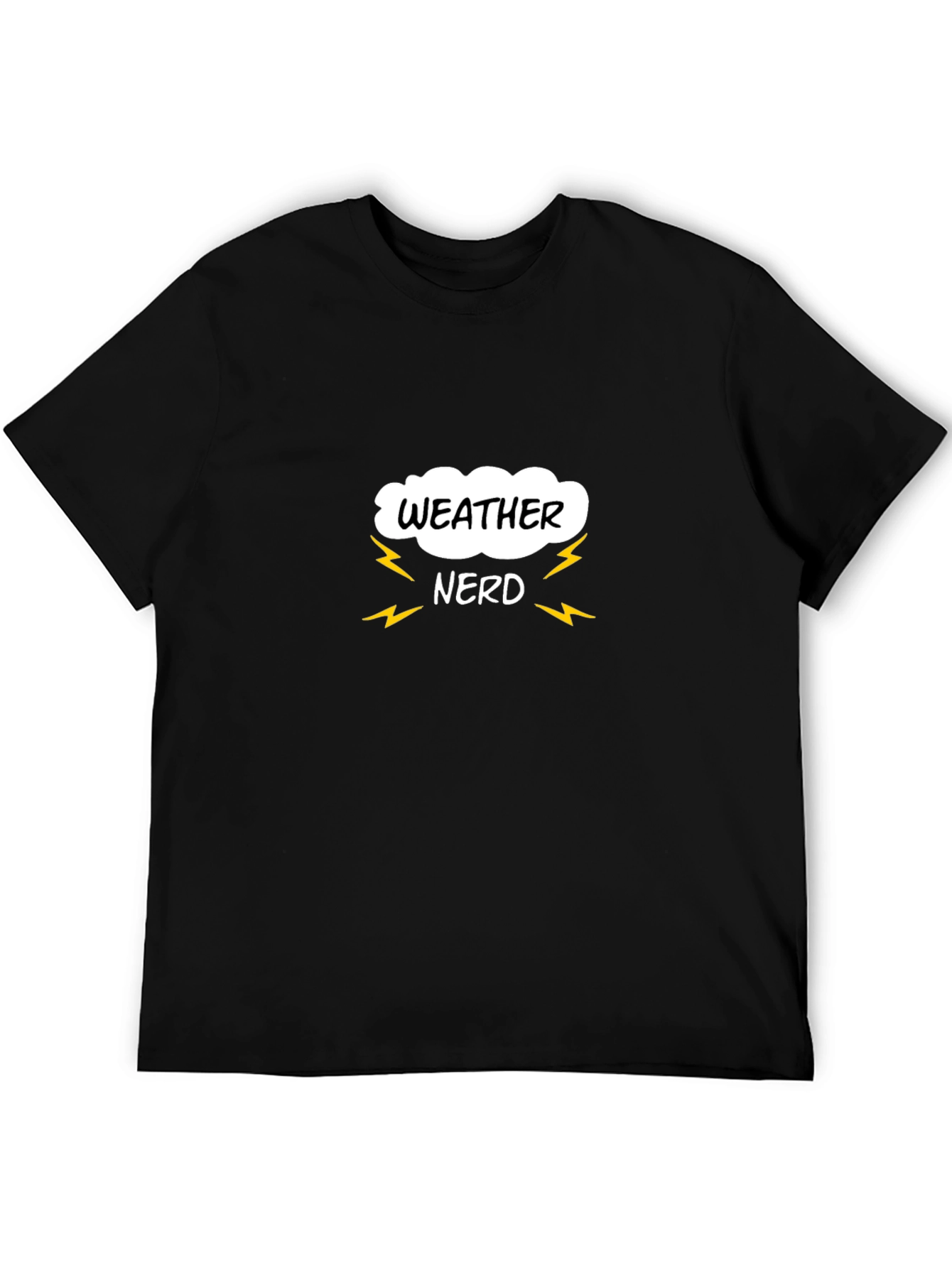 Weather Nerd T-Shirt - Black Graphic Tee