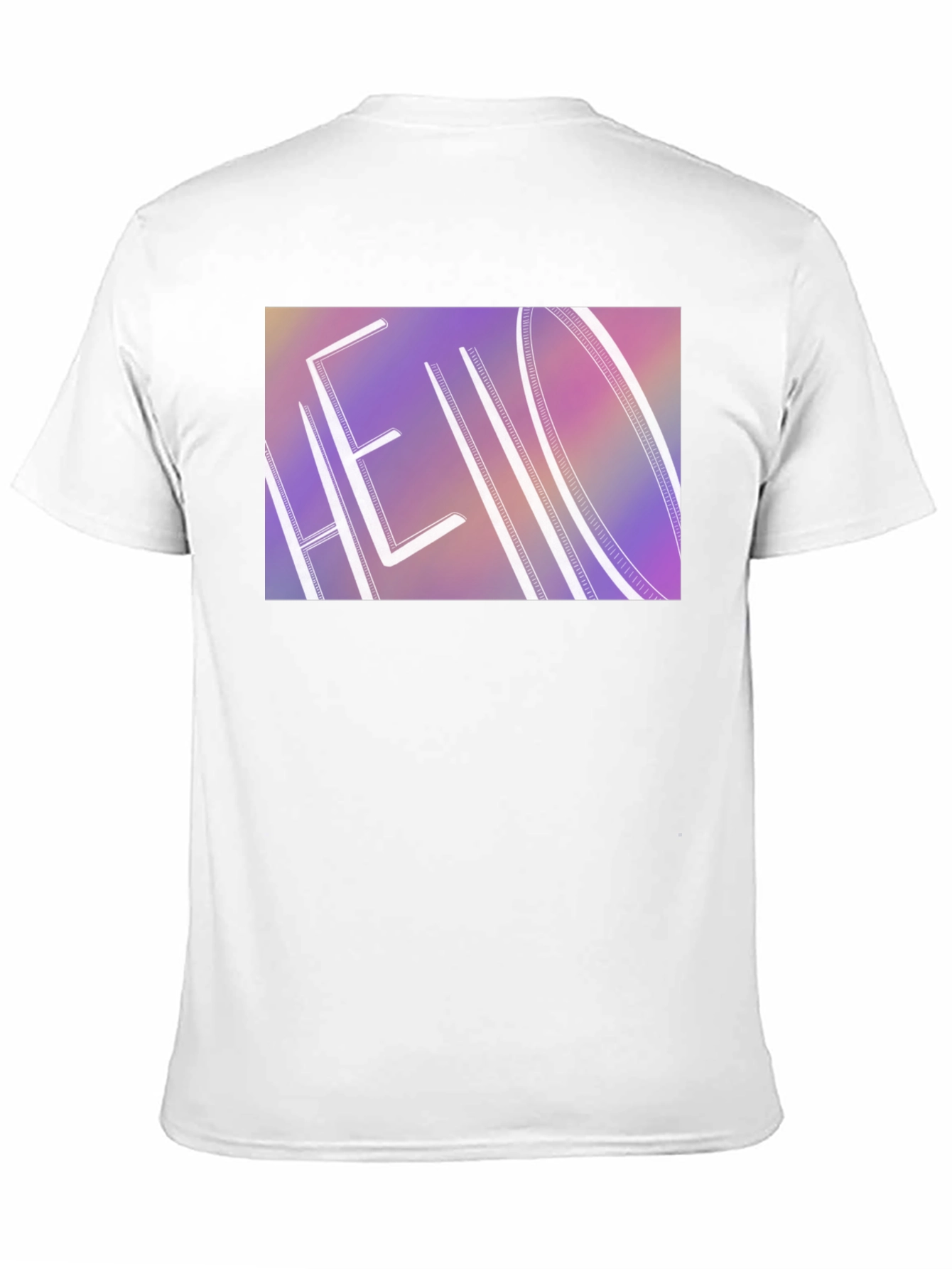Hello Graphic Print Black T-Shirt