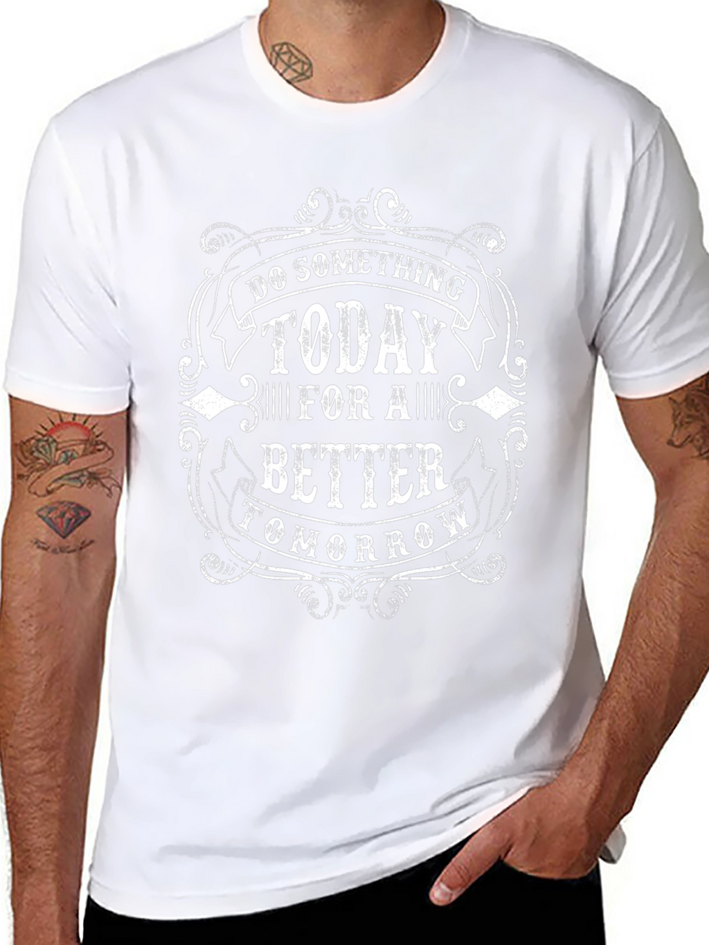 Inspirational T-Shirt - Do Something Today