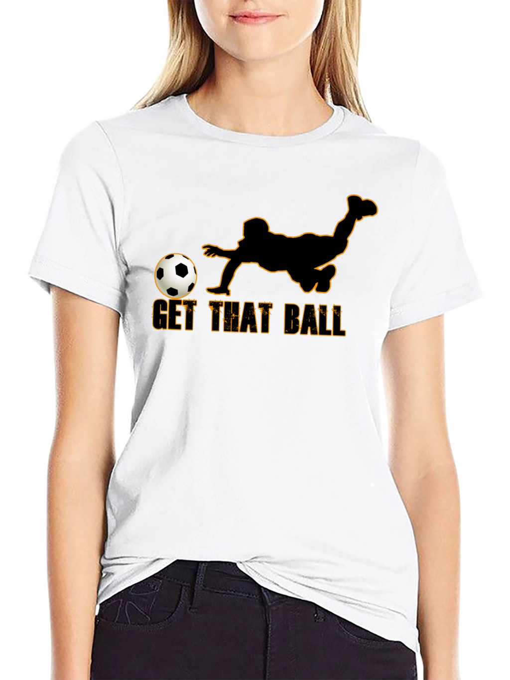Get That Ball Graphic T-Shirt - Soccer Fan Tee